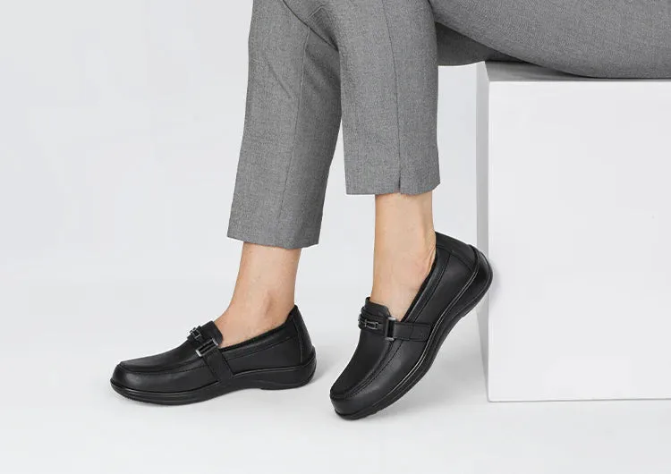 soft fit Italian Cut Orthofeet Women - Chelsea - Black