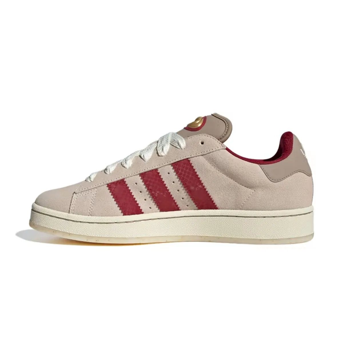 Retro-inspired support weekend adventurers Campus CNY 'Active Maroon Cream White'