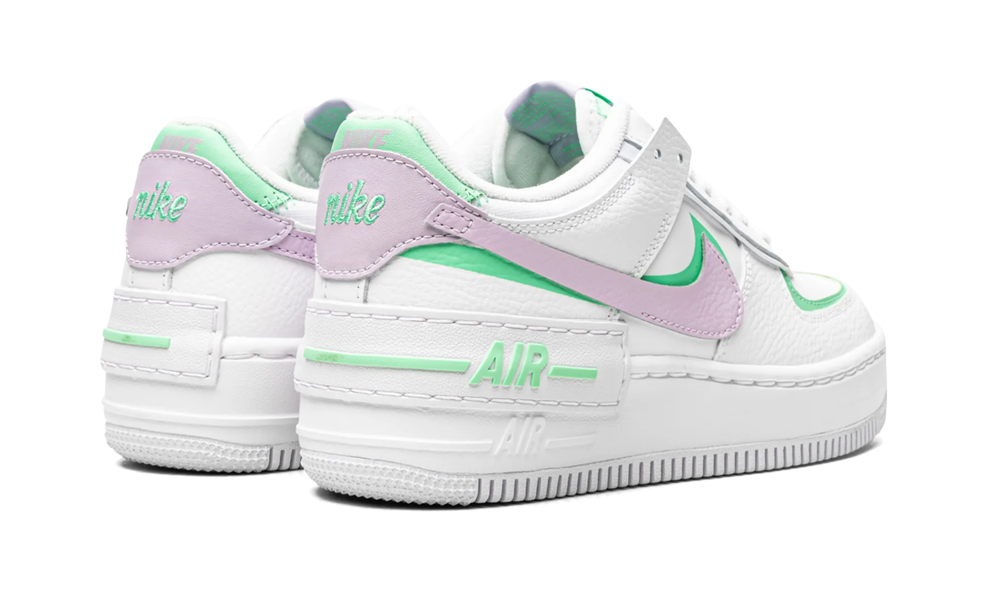 AIR FORCE 1 SHADO MNS WMNS "Infinite Lilac" Lightweight EVA Foam Design AntiOdor