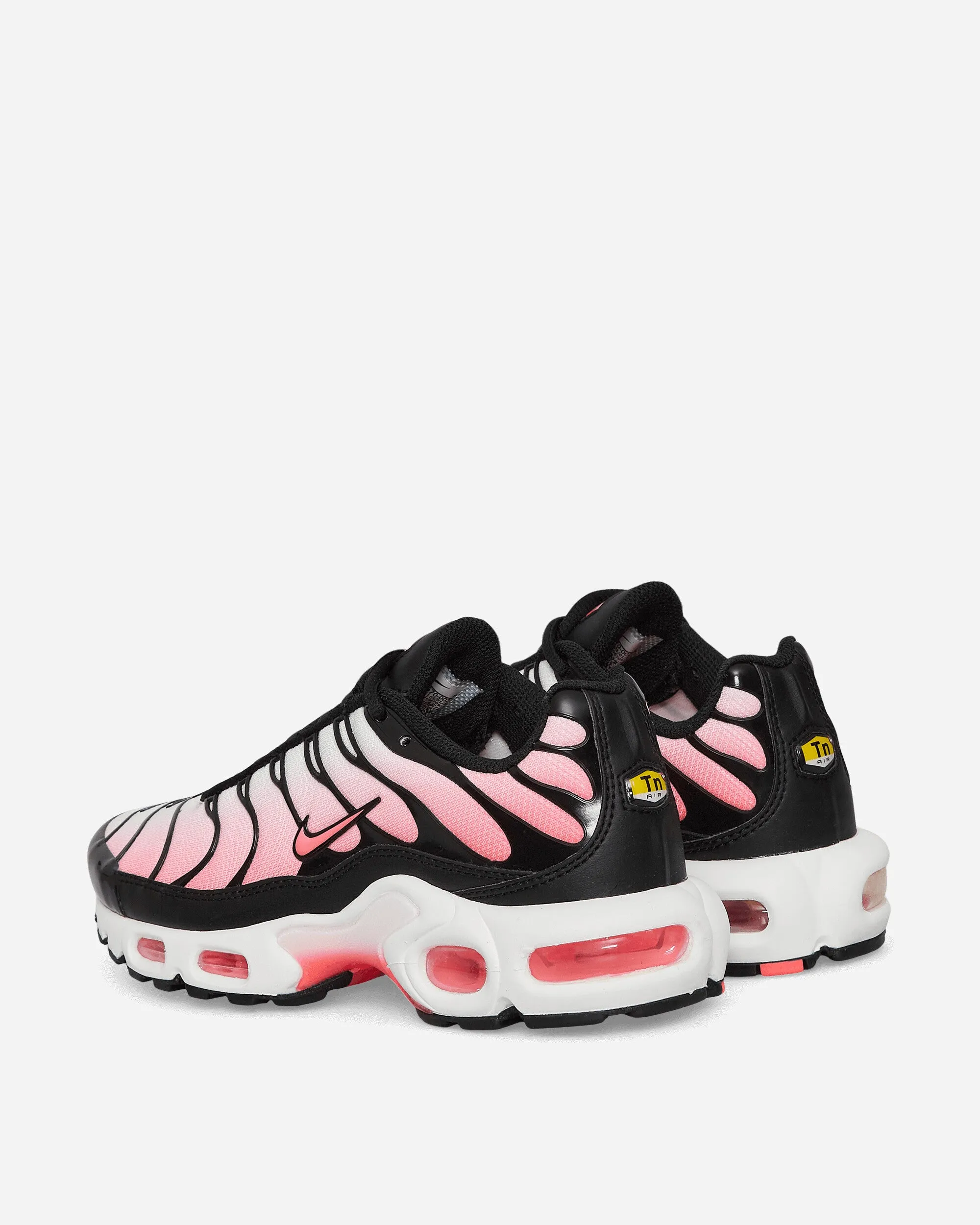 Women's Air Max Plus Sneakers Black / Hot Punch Airflow Chamber