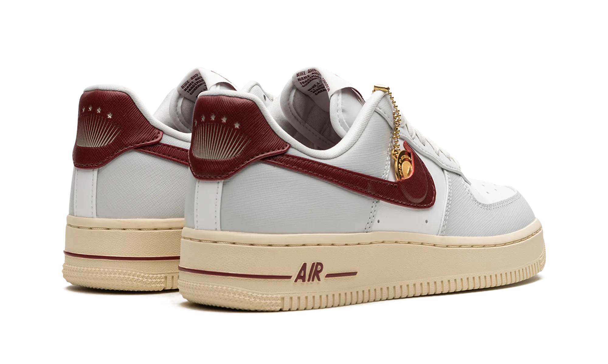 AIR FORCE 1 LO WMNS "Swoosh Pocket - Team Red" Hexagonal Traction