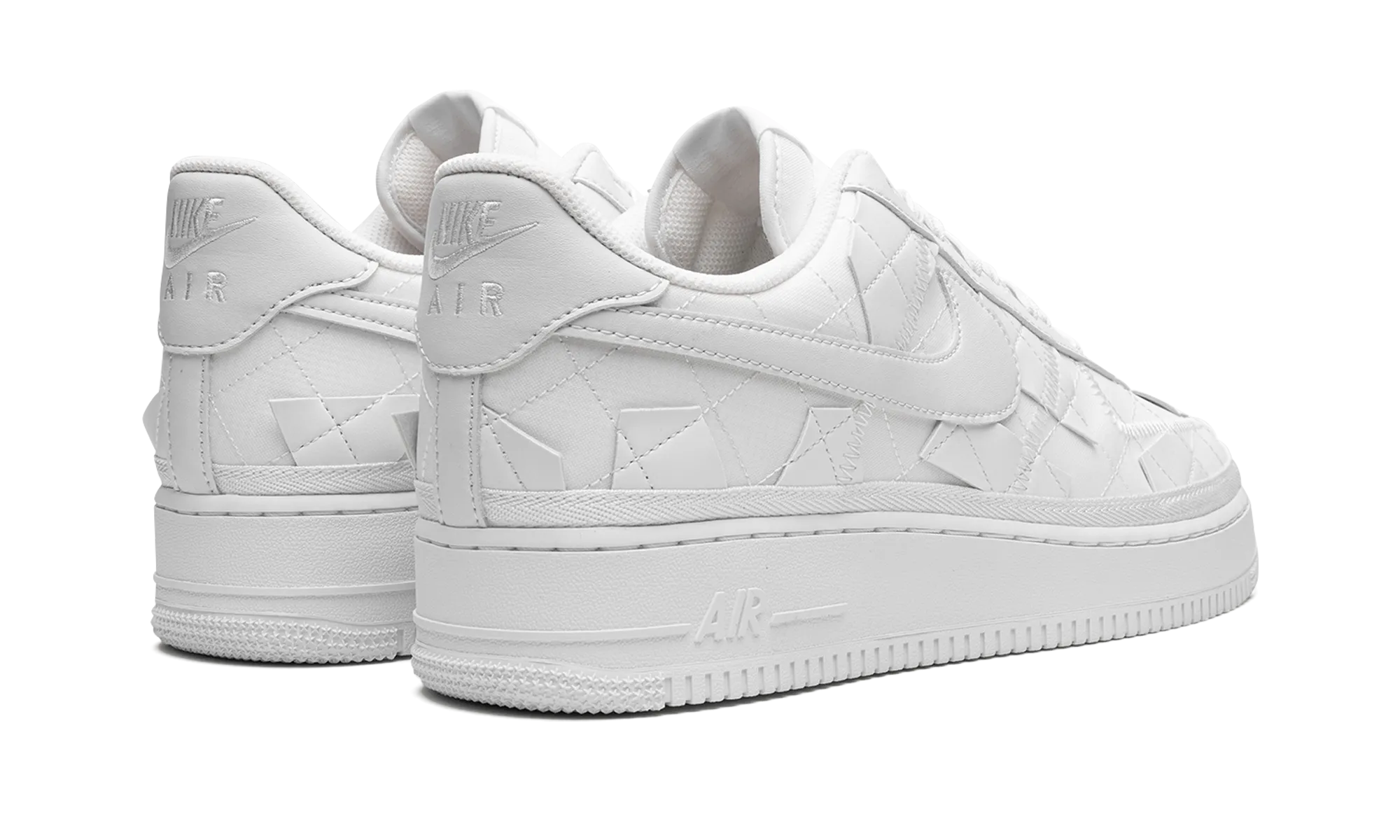 Perforated Upper Design work commute Air Force 1 Low "Billie Ellish - Triple White"