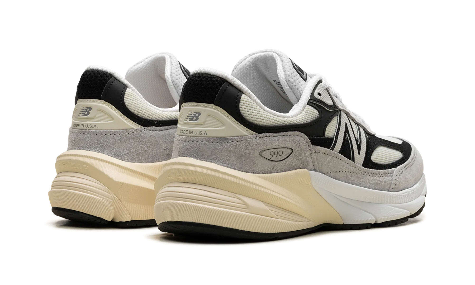 Sock - like feel 990v6 "Made in USA - Grey / Black"