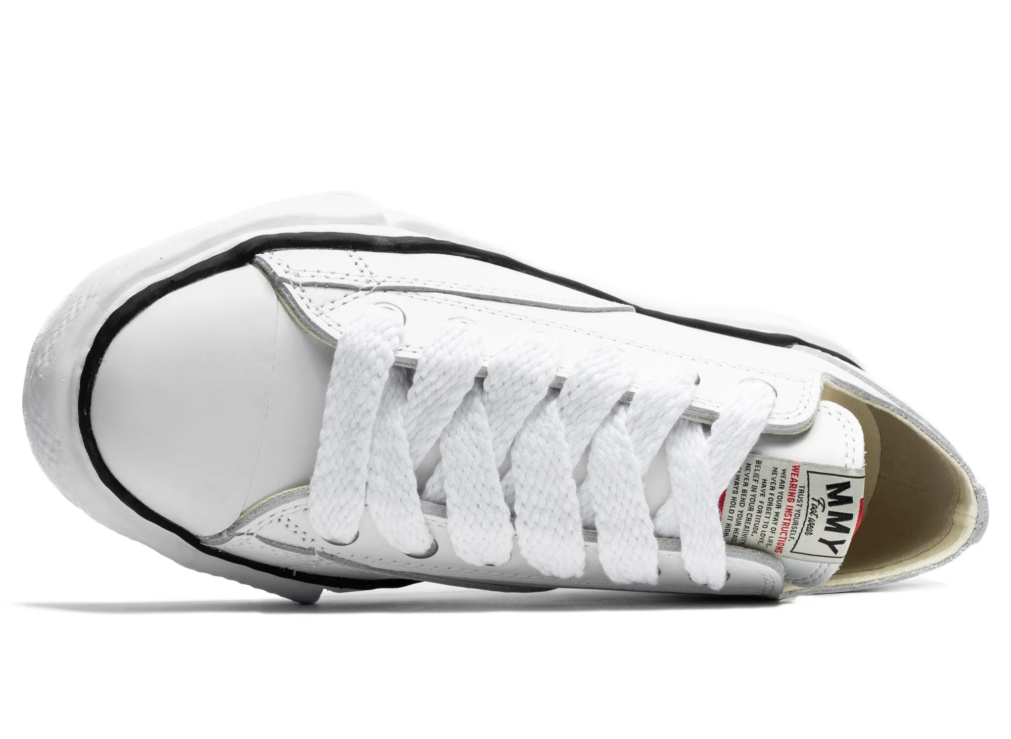Fast Go Maison Mihara Yasuhiro Low Top Lace Up Sneaker in White