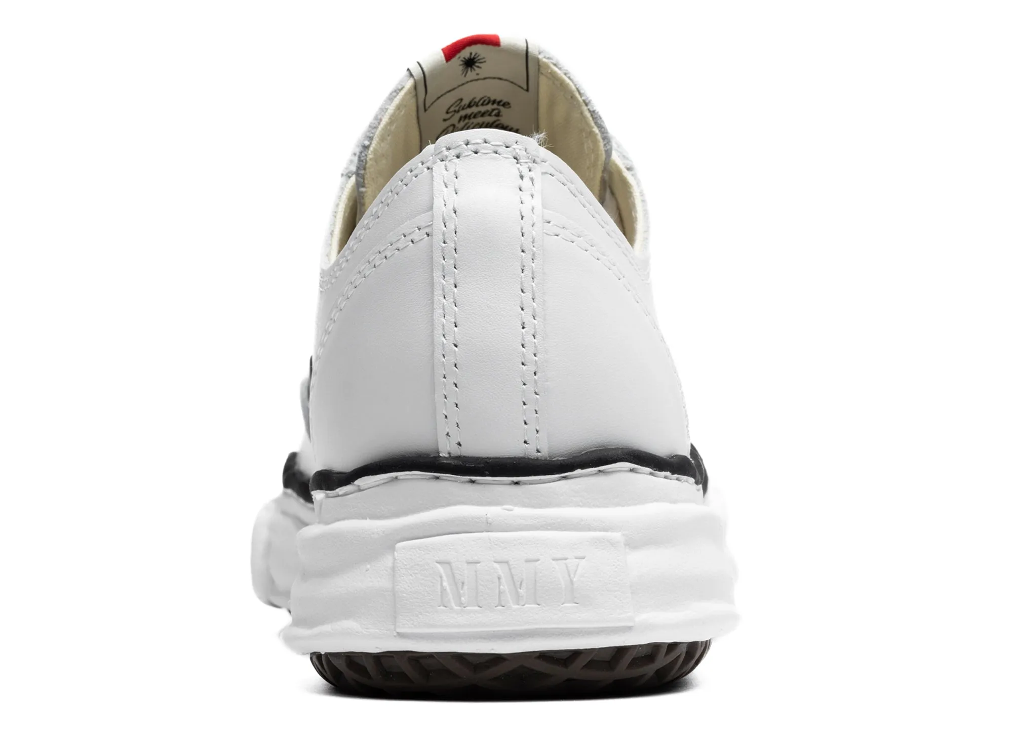 Maison Mihara Yasuhiro Low Top Lace Up Sneaker in White Slip Resistant Modern Commuters