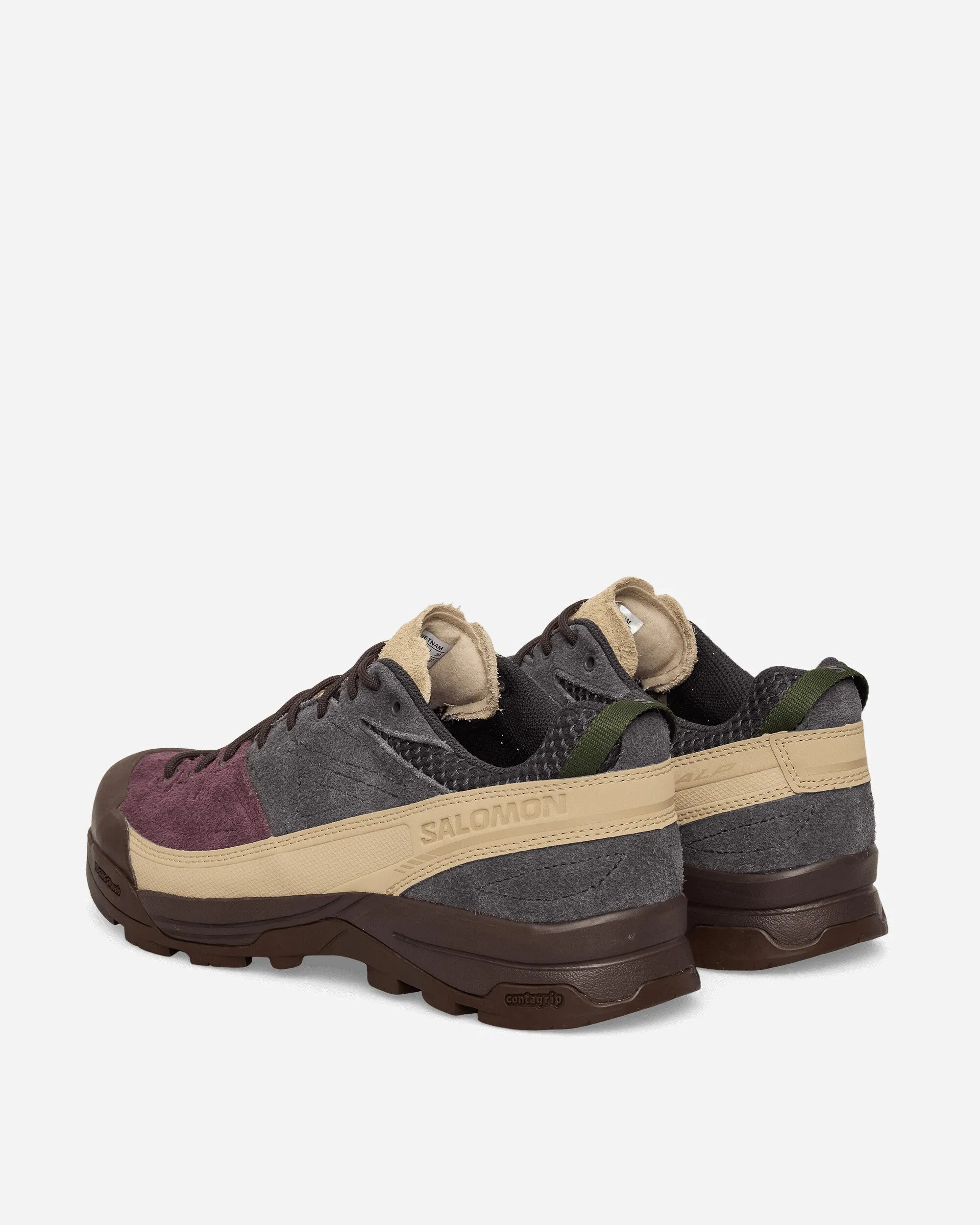 Ergonomic form X-ALP Suede Sneakers Plum Perfect / Nine Iron / Safari