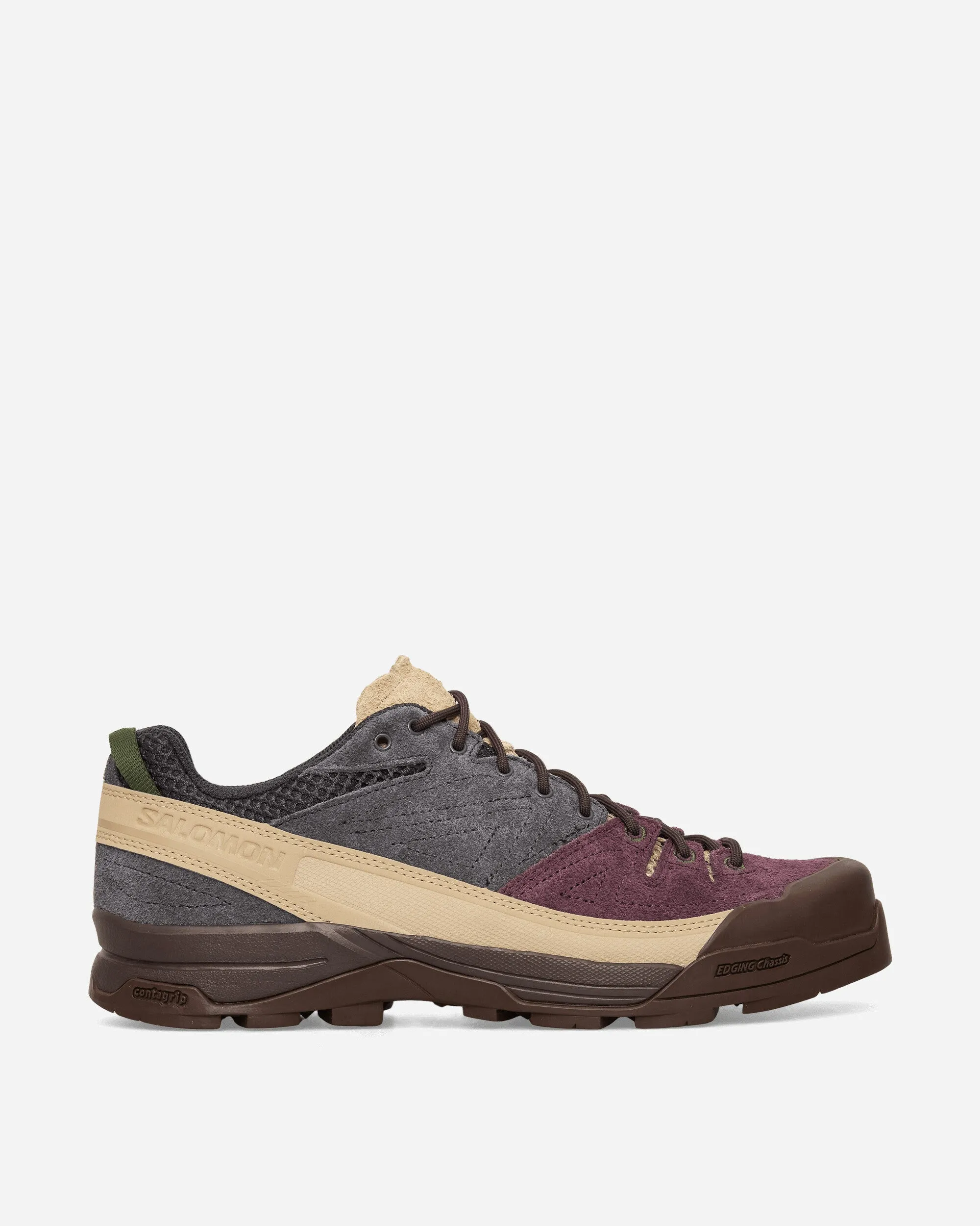 X-ALP Suede Sneakers Plum Perfect / Nine Iron / Safari Neutral Frame