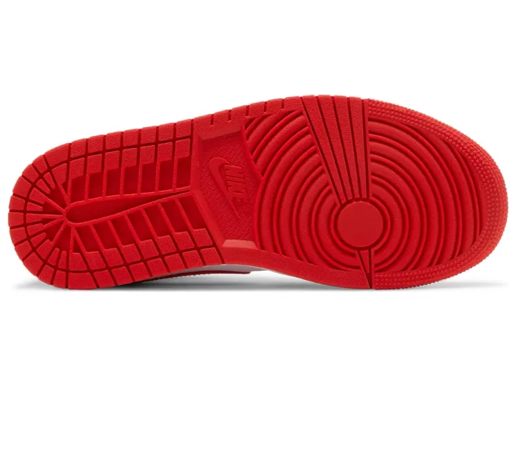 Women's Nike Air Jordan 1 Mid (White/Habanero Red) Insole liner