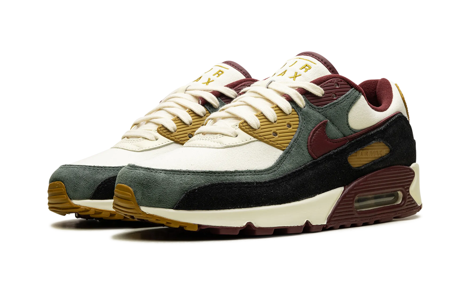 AIR MAX 90 PRM "Coconut Milk / Green / Bronze" generic running shoes style - enhanced shoes