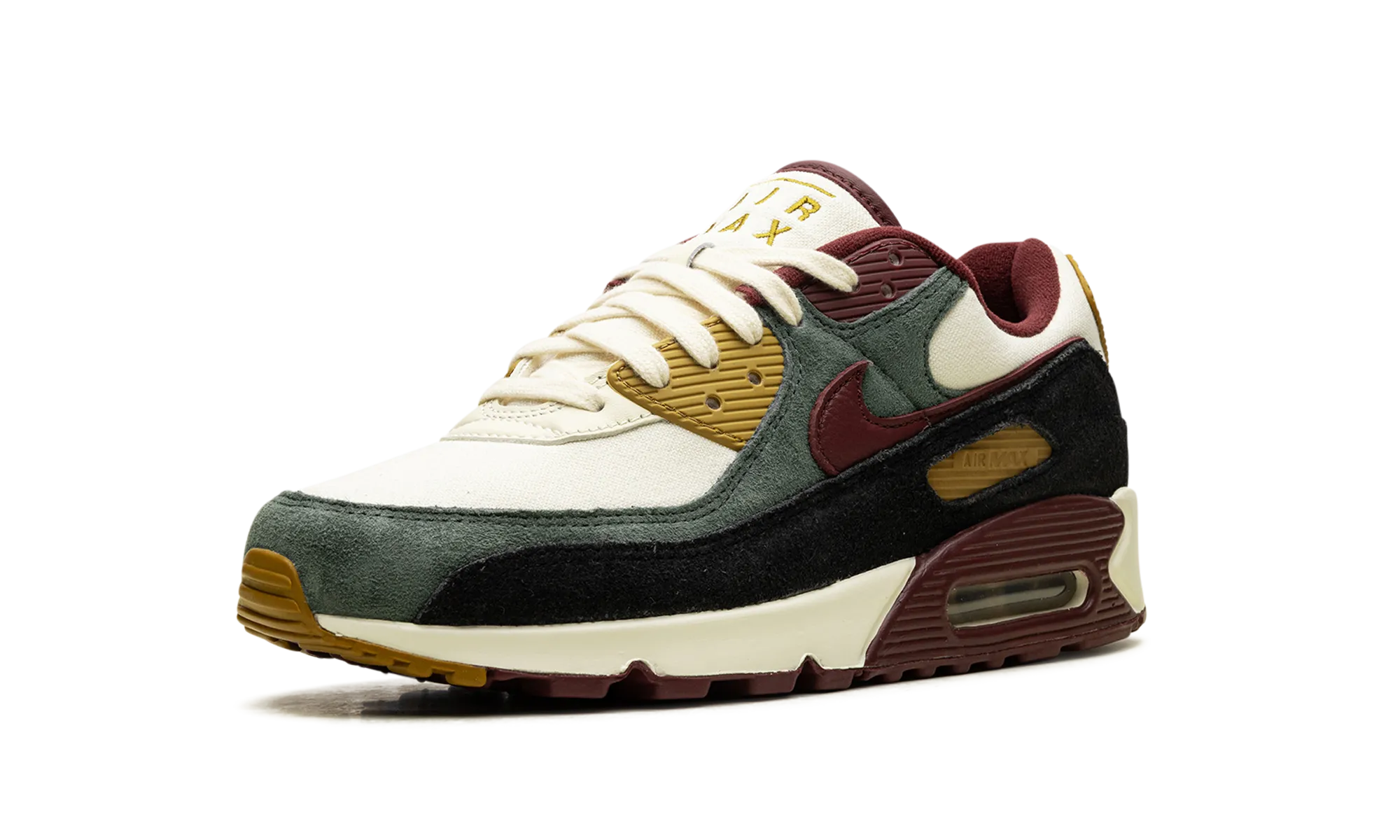 Ankle Strap printed - finish - design shoes AIR MAX 90 PRM "Coconut Milk / Green / Bronze"