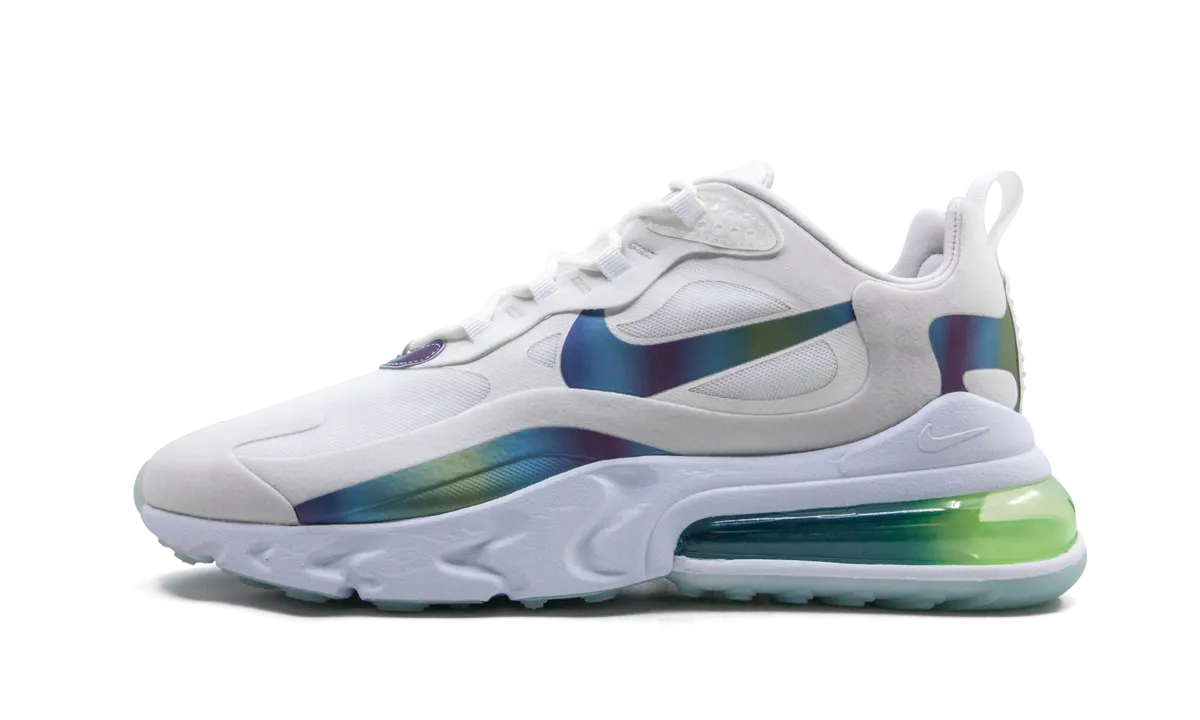 track meet running shoes stain - resistant running wear Air Max 270 React 20 "Bubble Pack"