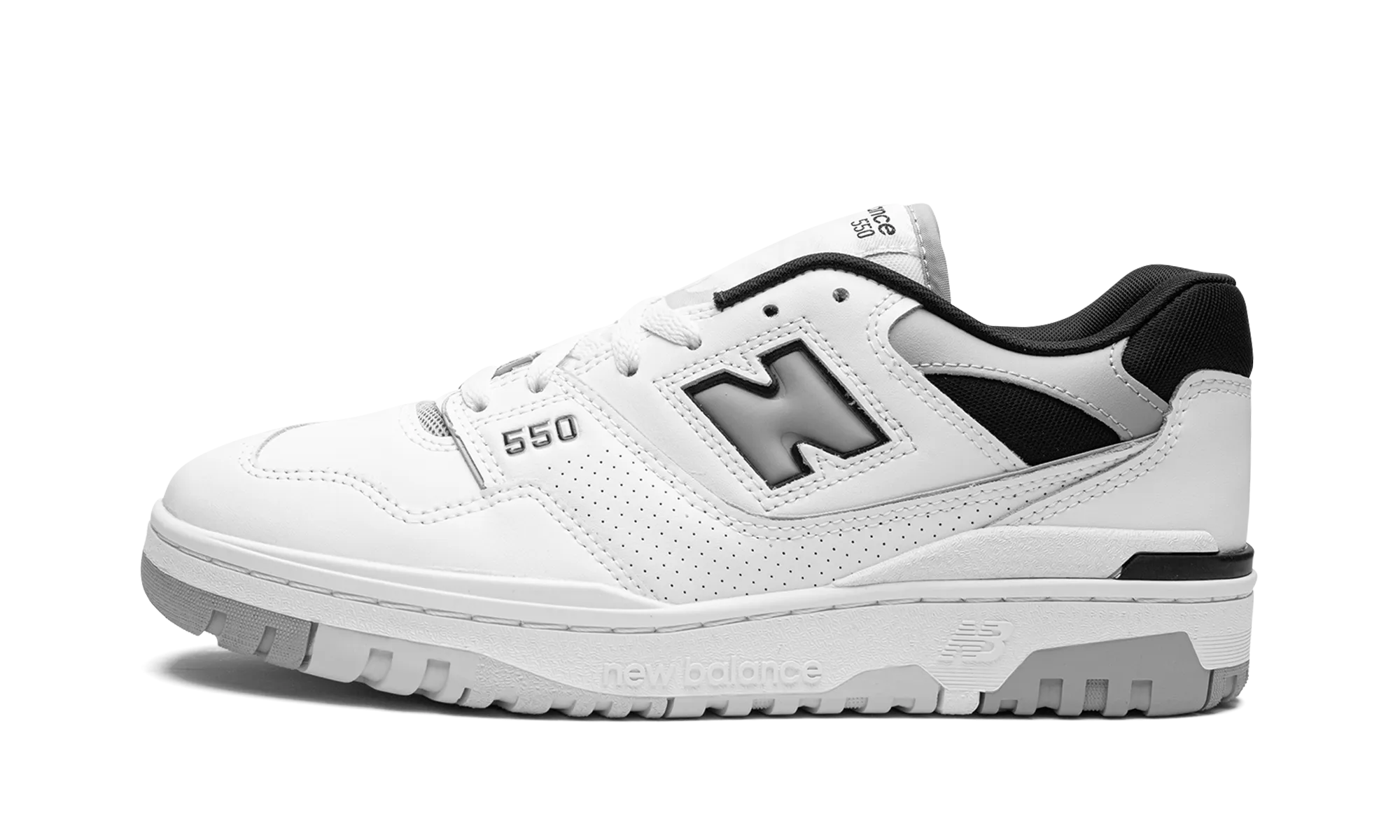 550 "White / Grey / Black" youth shoes