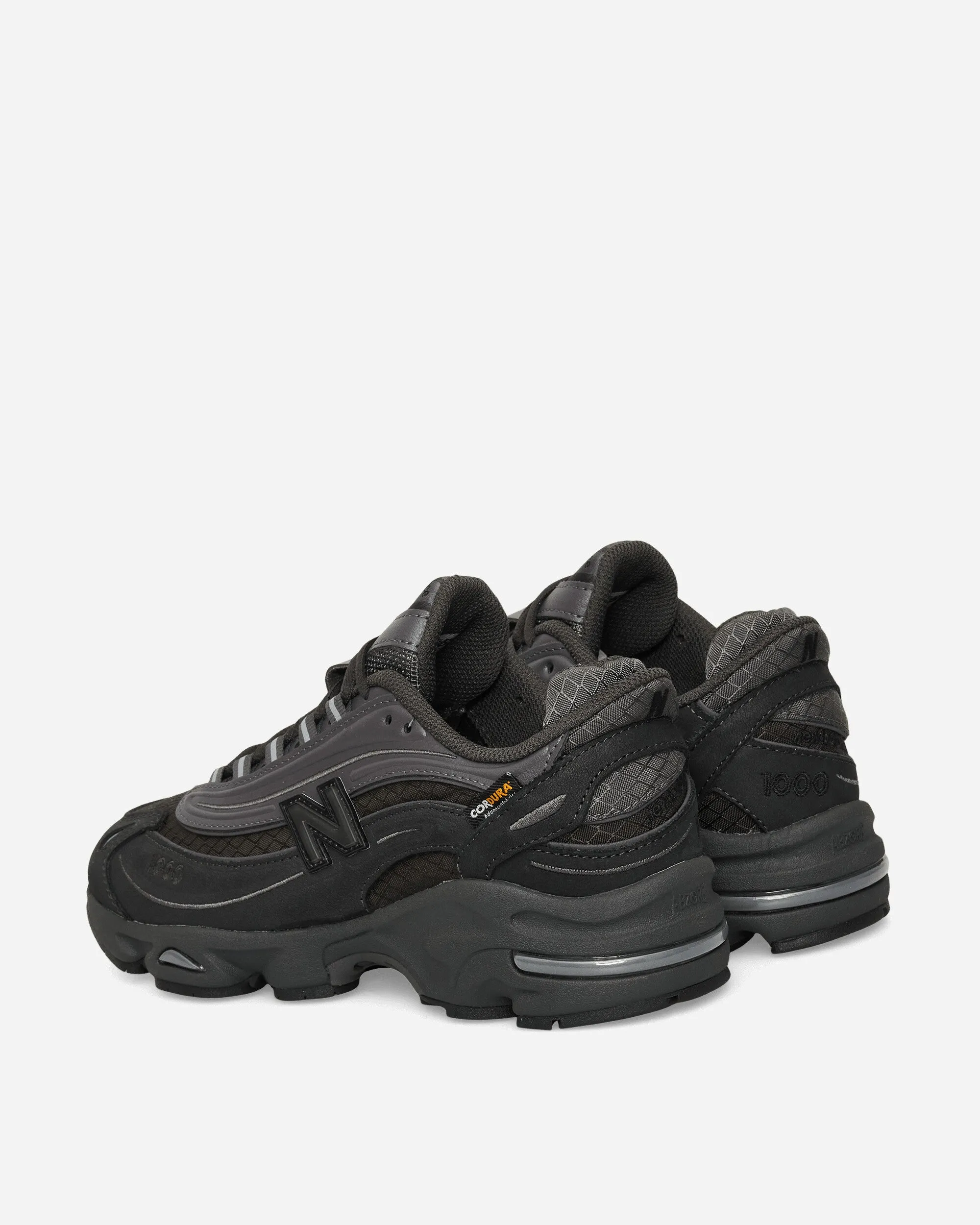 1000 Sneakers Black Cement / Magnet Reinforced Arch Heel Clip