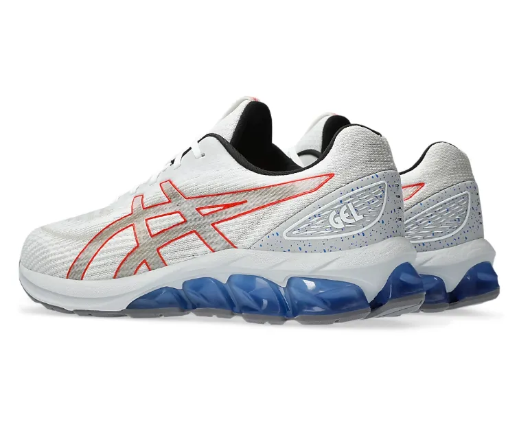 Abrasion Resistant Toe Cap Velcro fastening Men's Asics Gel-Quantum 180 7 (White/Concrete)