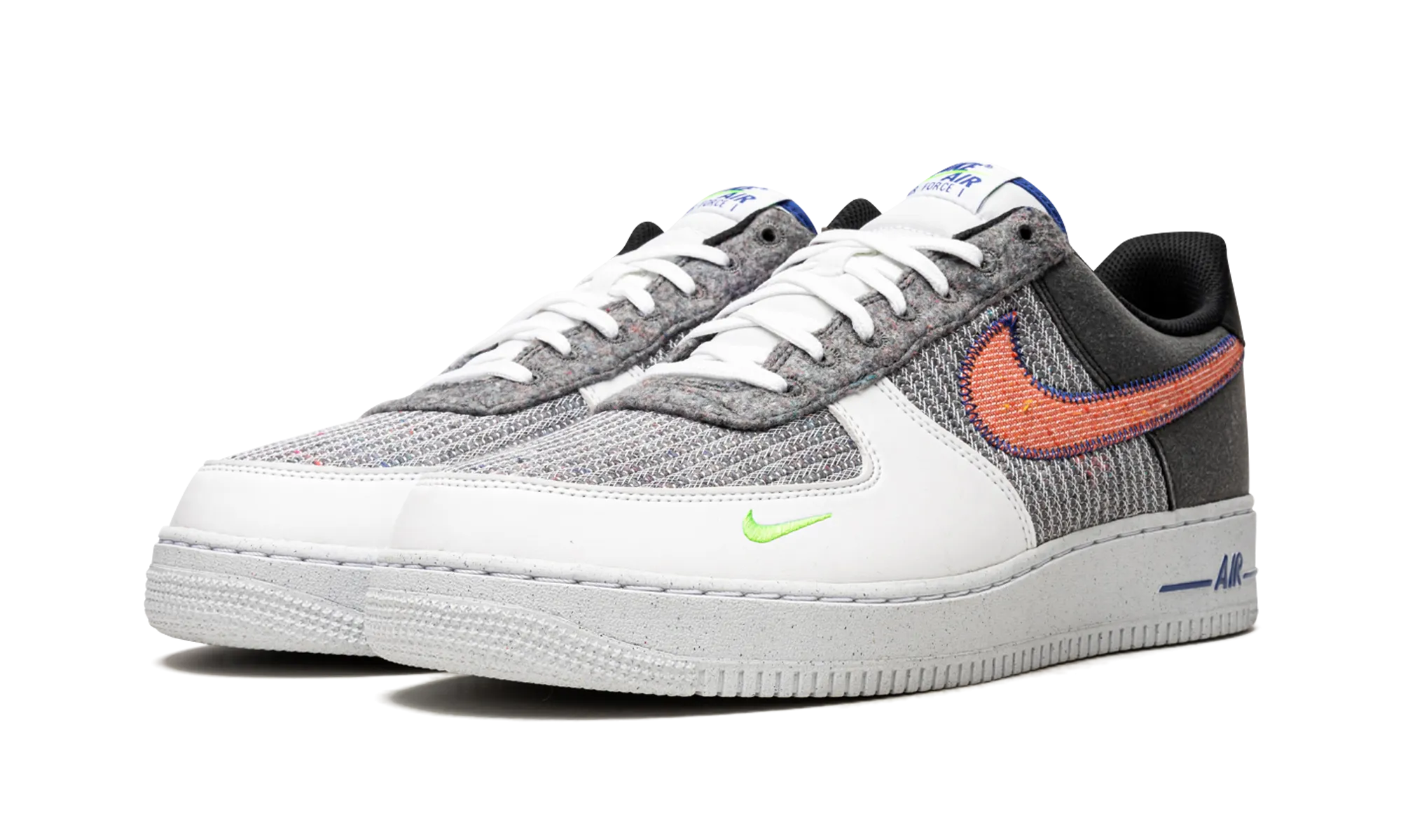 Air Force 1 07 "Recycled White" Upgraded wear