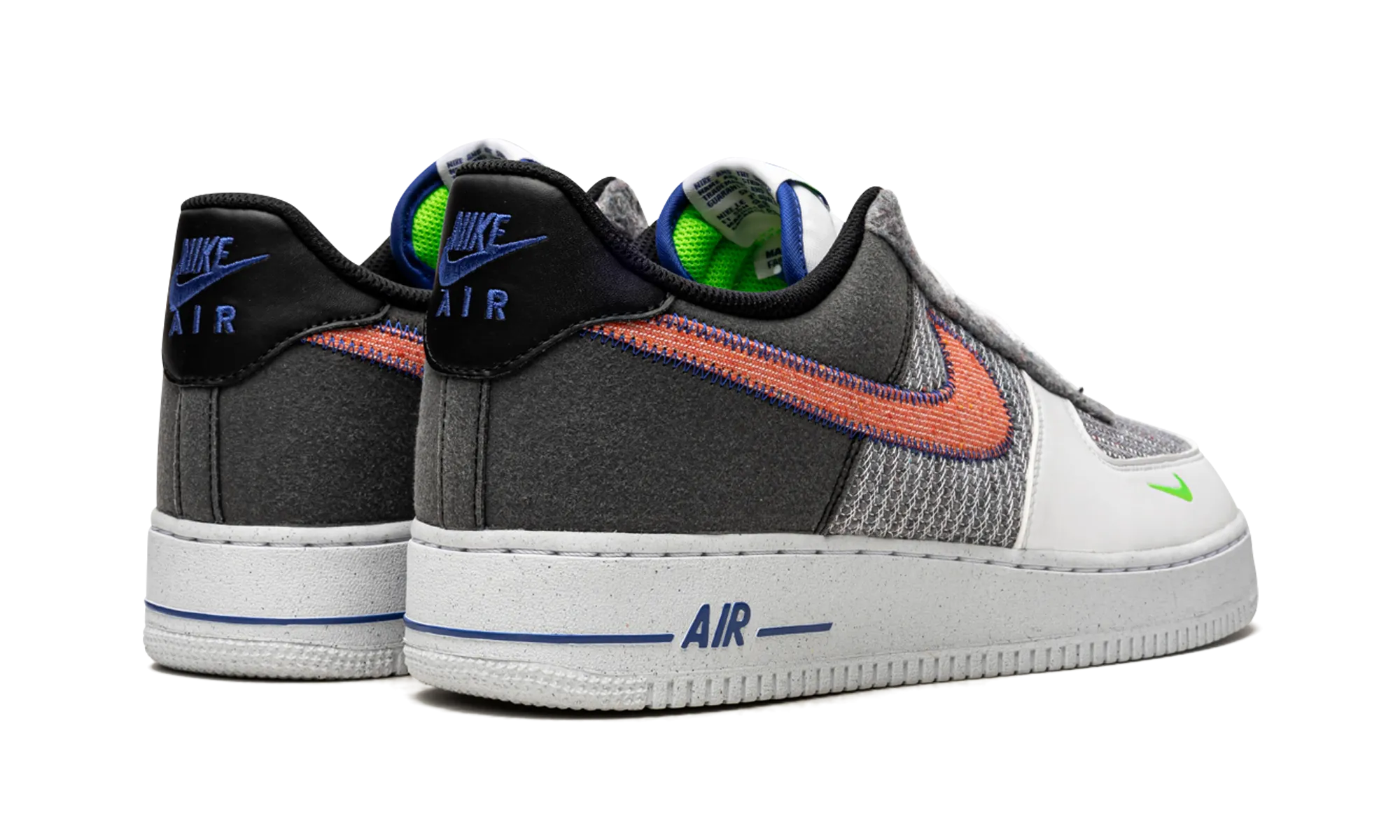Adaptive Fit Design Odor Control Technology Air Force 1 07 "Recycled White"