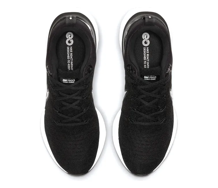 Unbeatable cushioning Women's Nike React Infinity Run FK 2 (Black/White)