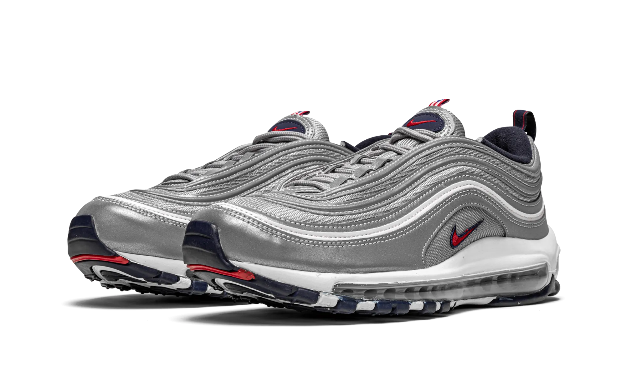 Air Max 97 OG SP/PRD "Puerto Rico" running with a fanny pack
