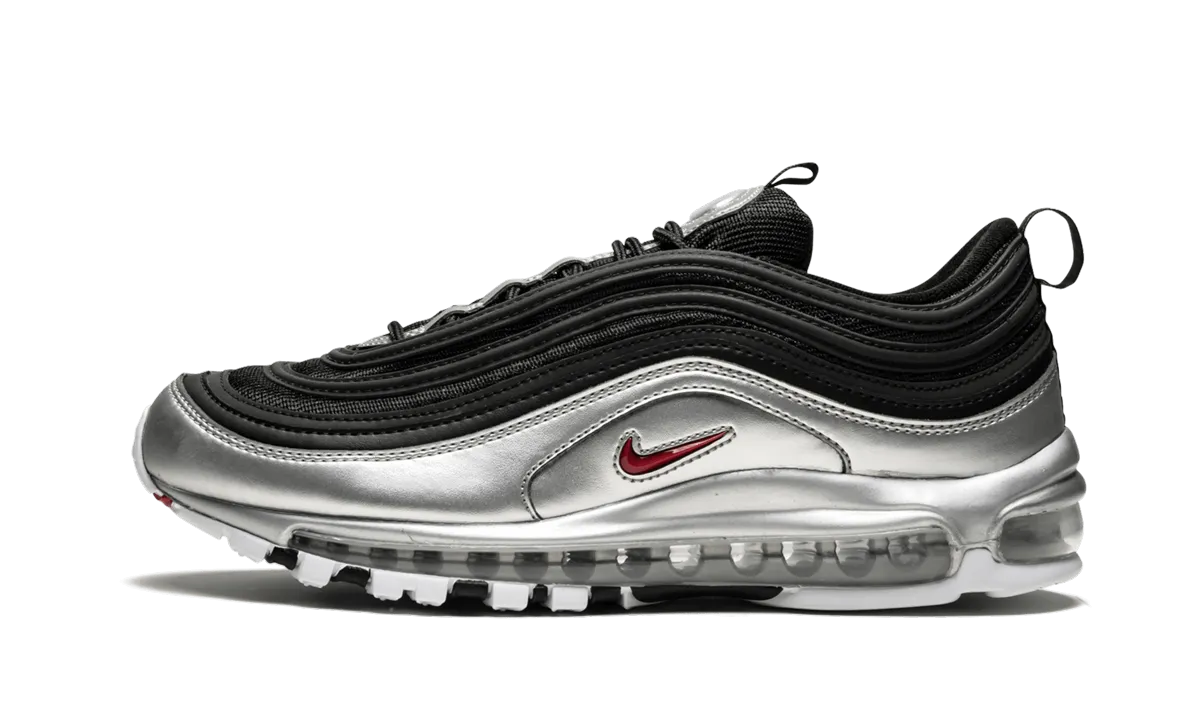 single - purpose shoes Stretch upper AIR MAX 97 QS "Silver Black"