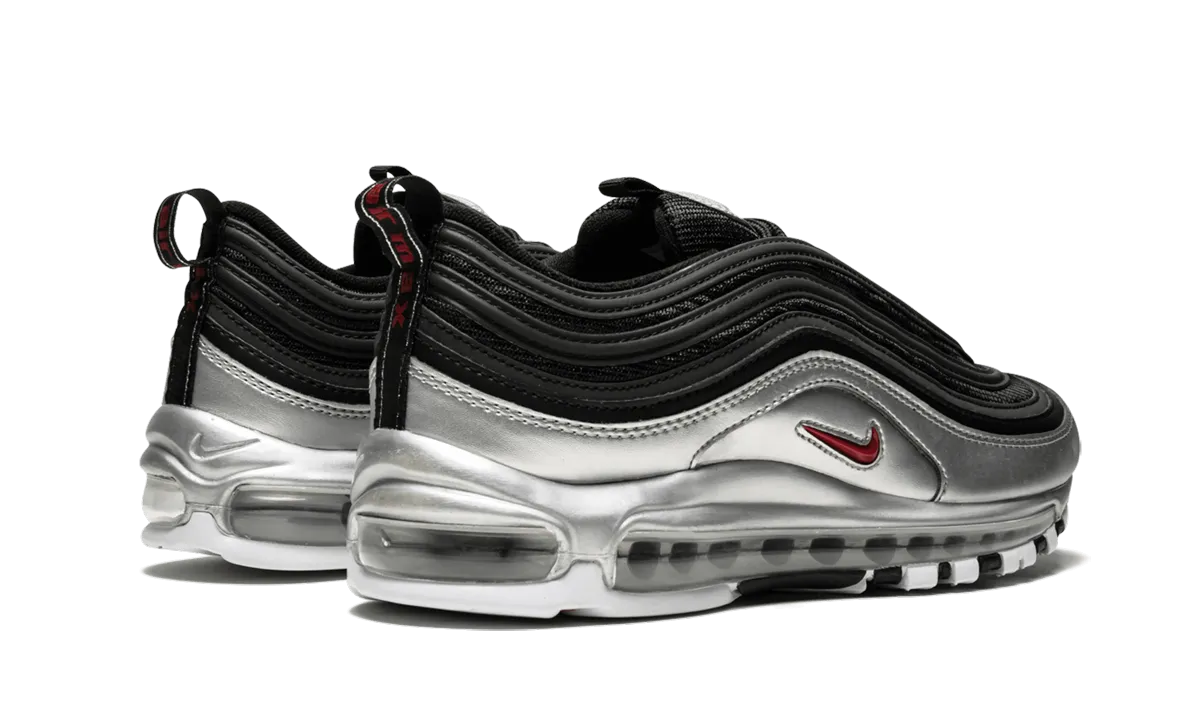 AIR MAX 97 QS "Silver Black" Straight Running running for a way to stay fit