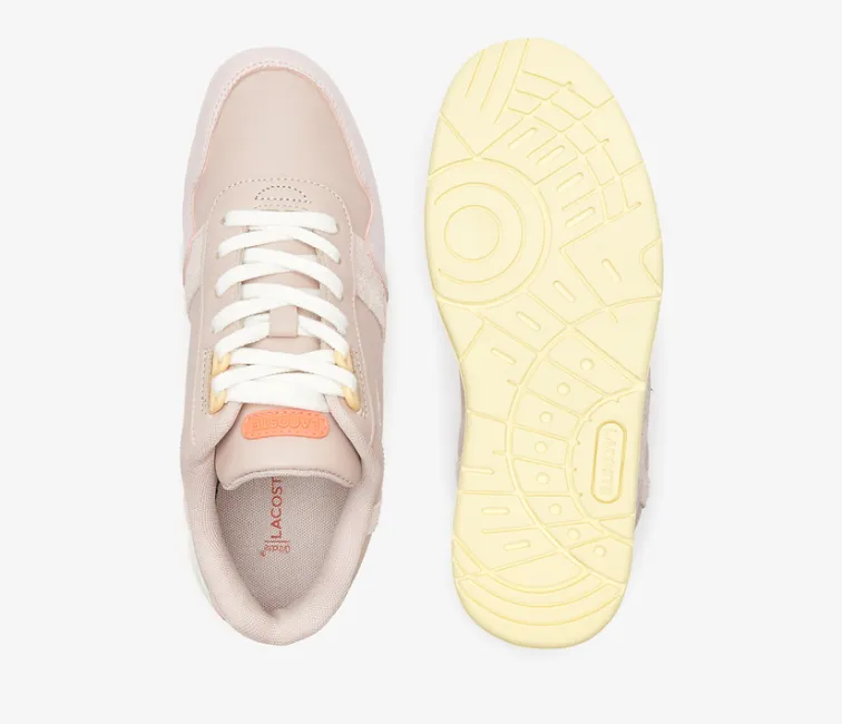 Airflow Optimized Structure Women's Lacoste T-Clip 123 8 SFA (Light Pink/Light Yellow)
