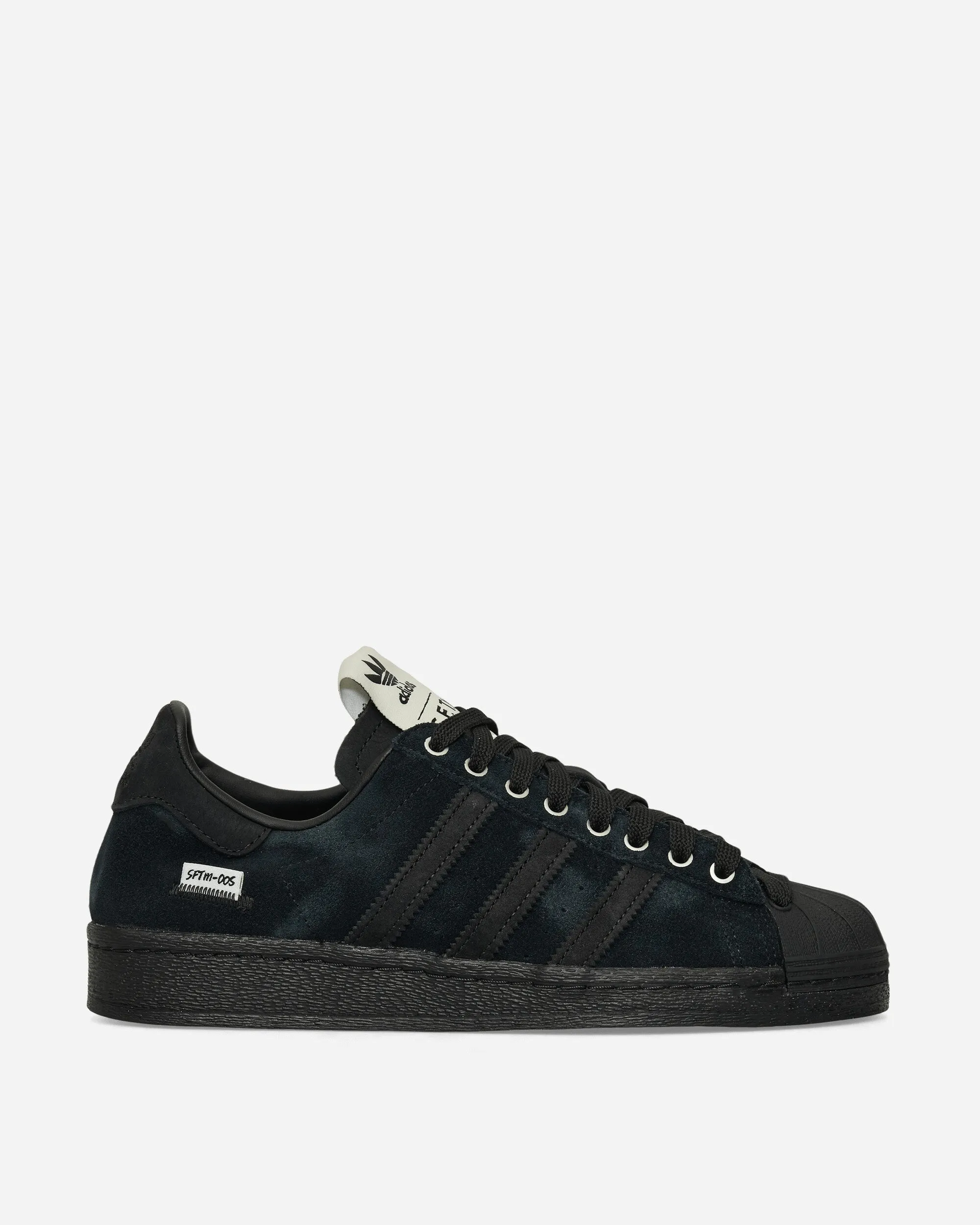 SFTM Superstar 82 Sneakers Core Black / Cream White Knit Fabric Anti   Static