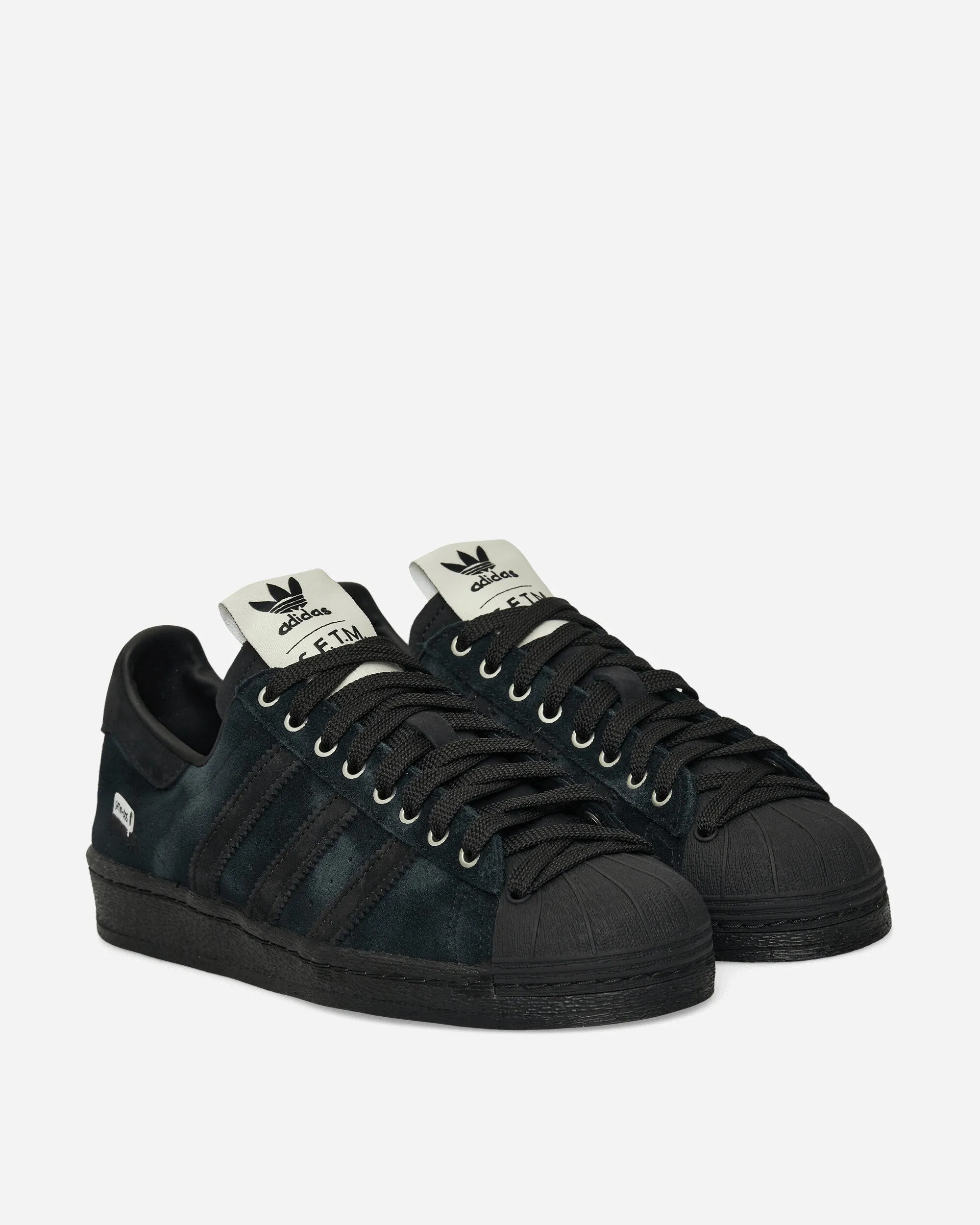 Elastic Lacing System Asymmetric Lacing System SFTM Superstar 82 Sneakers Core Black / Cream White