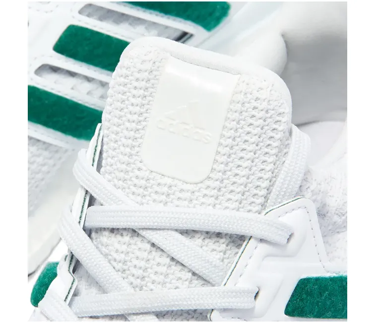 Men's Adidas Ultraboost 4.0 DNA (White/Collegiate Green) Bounce Support Abrasion Shield