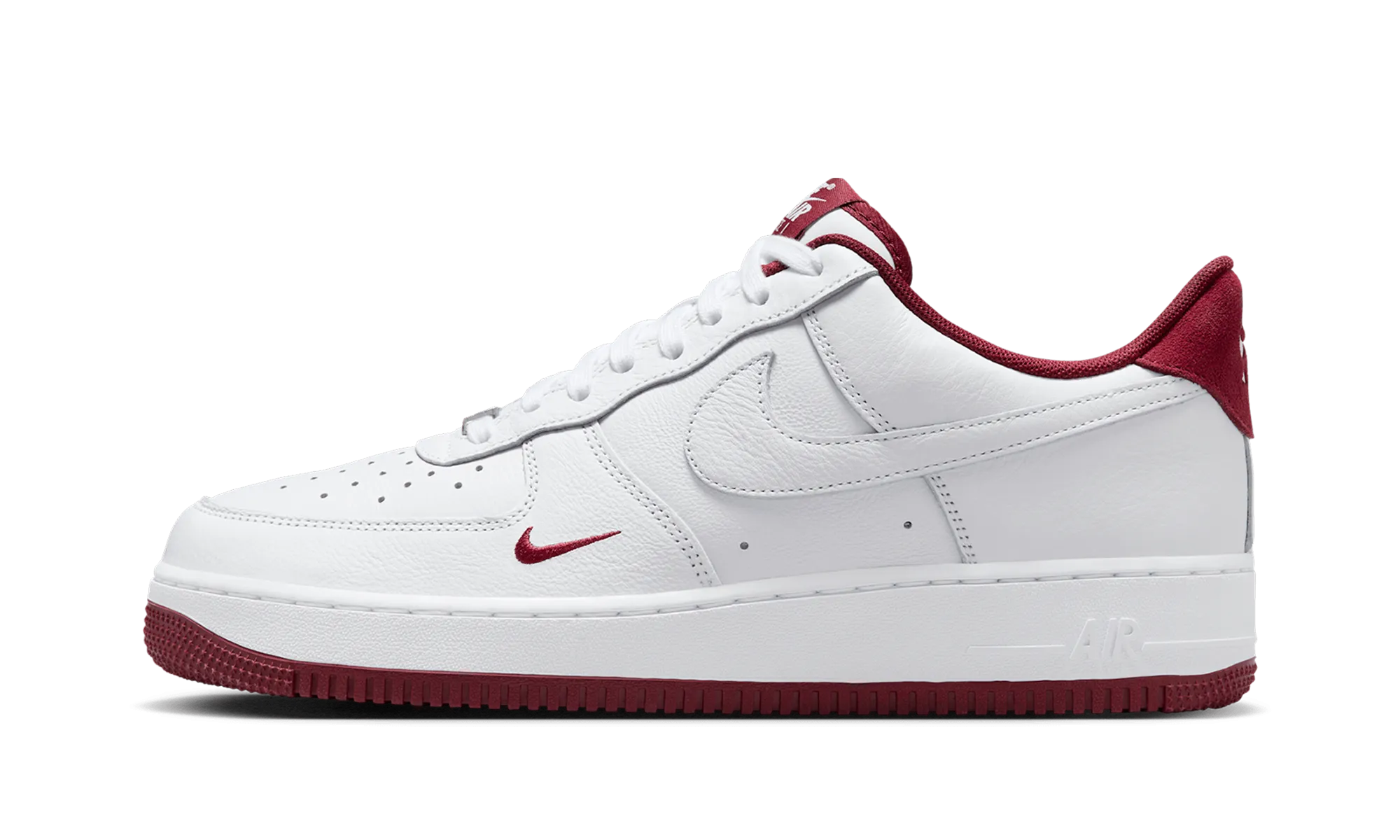 Stitched Detailing Air Force 1 Low '07 LV8 "White Team Red"
