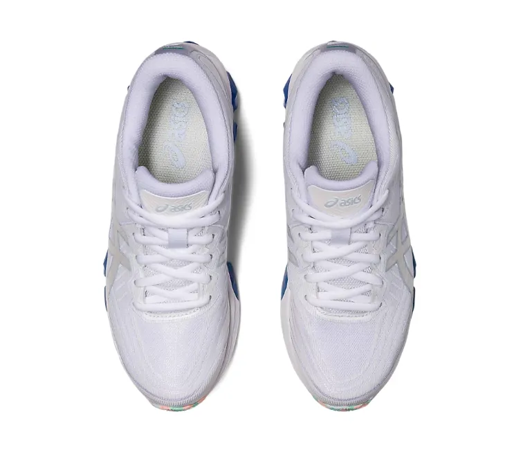 Women's Asics Gel Quantum 360 7 (White/Soft Sky) All-weather look Agility Boost