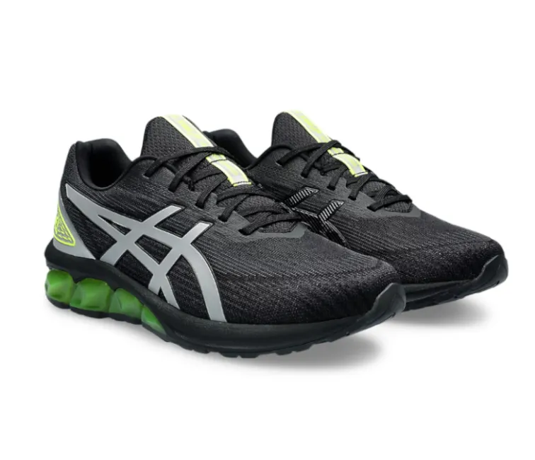 Men's Asics Gel-Quantum 180 7 (Black/Pure Silver) Outdoor Steps Eco Comfort