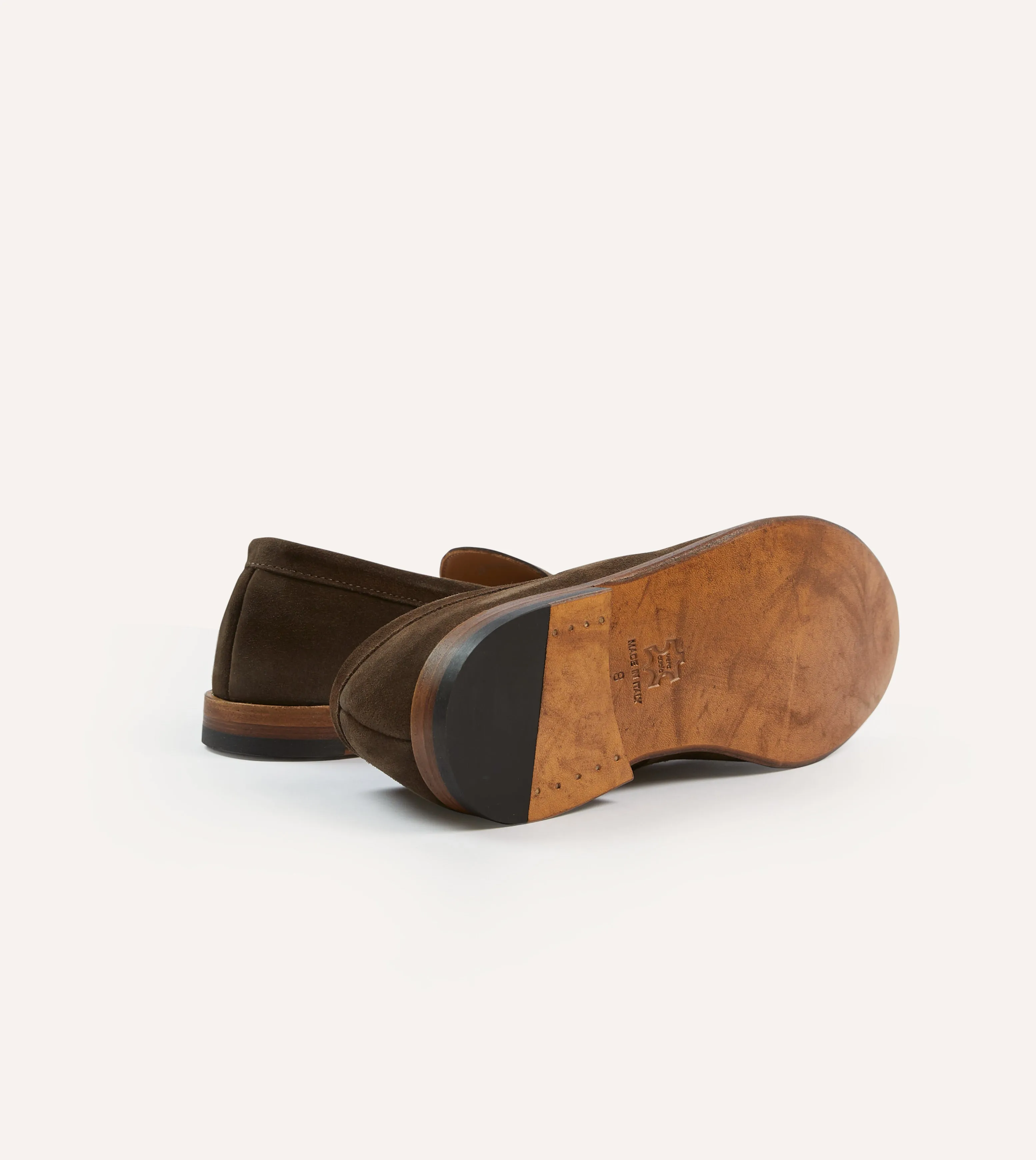 Brown Suede Henri Summer Loafer Italian Fit Professional Event