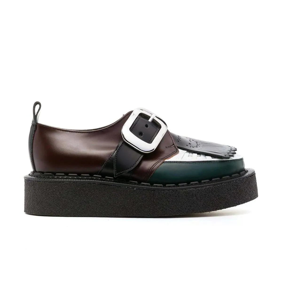  George Cox Creeper 'Oxblood Green White' Glam shock absorption Characteristic