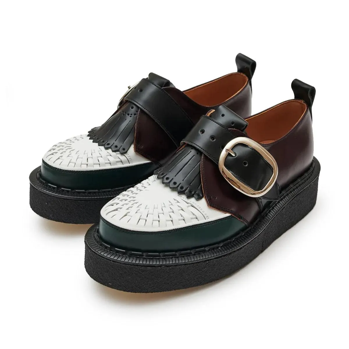 Stylish Wear cross - trainers   George Cox Creeper 'Oxblood Green White'