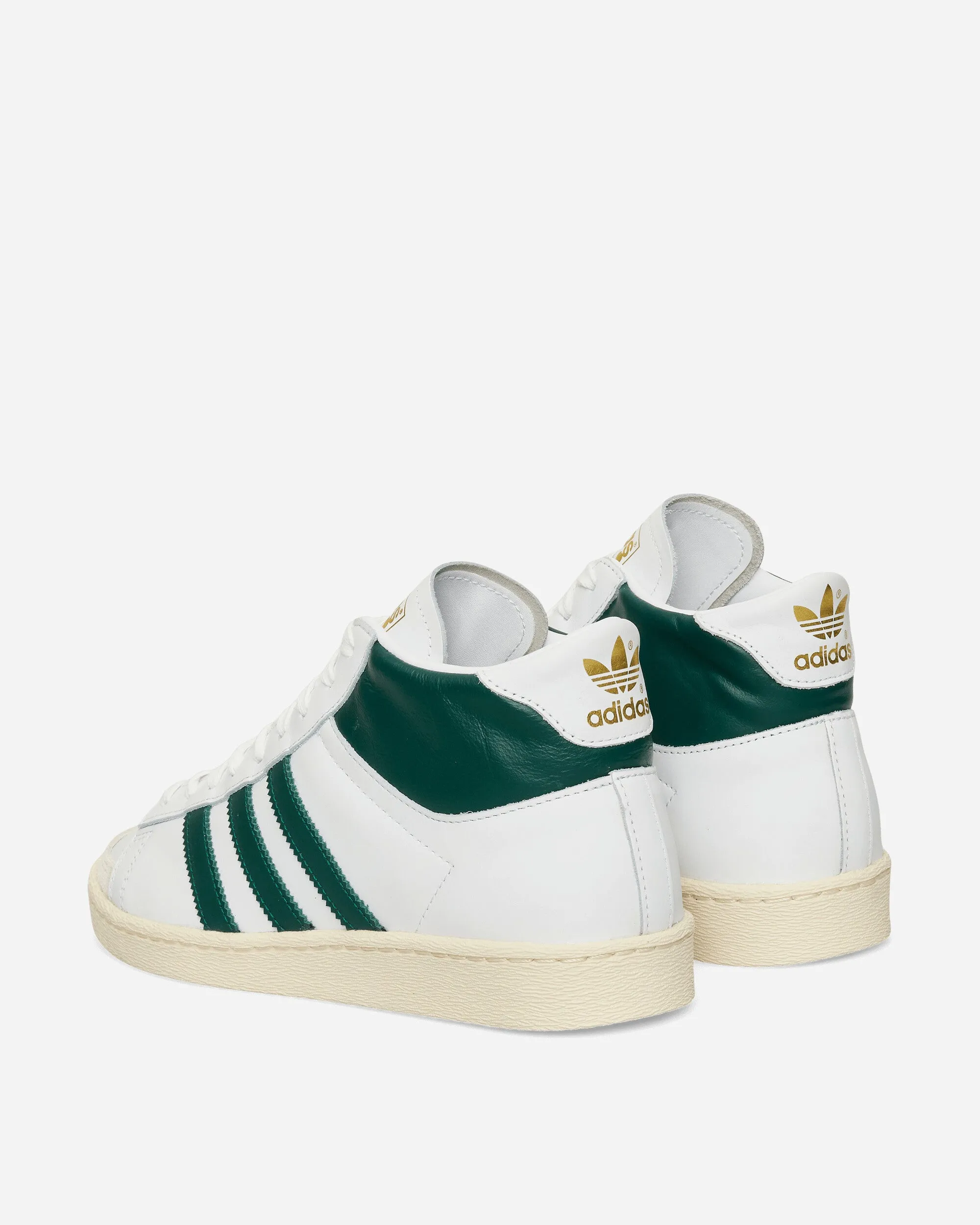Synthetic Leather Blend Running Errands Jabbar Hi Sneakers Cloud White / Collegiate Green