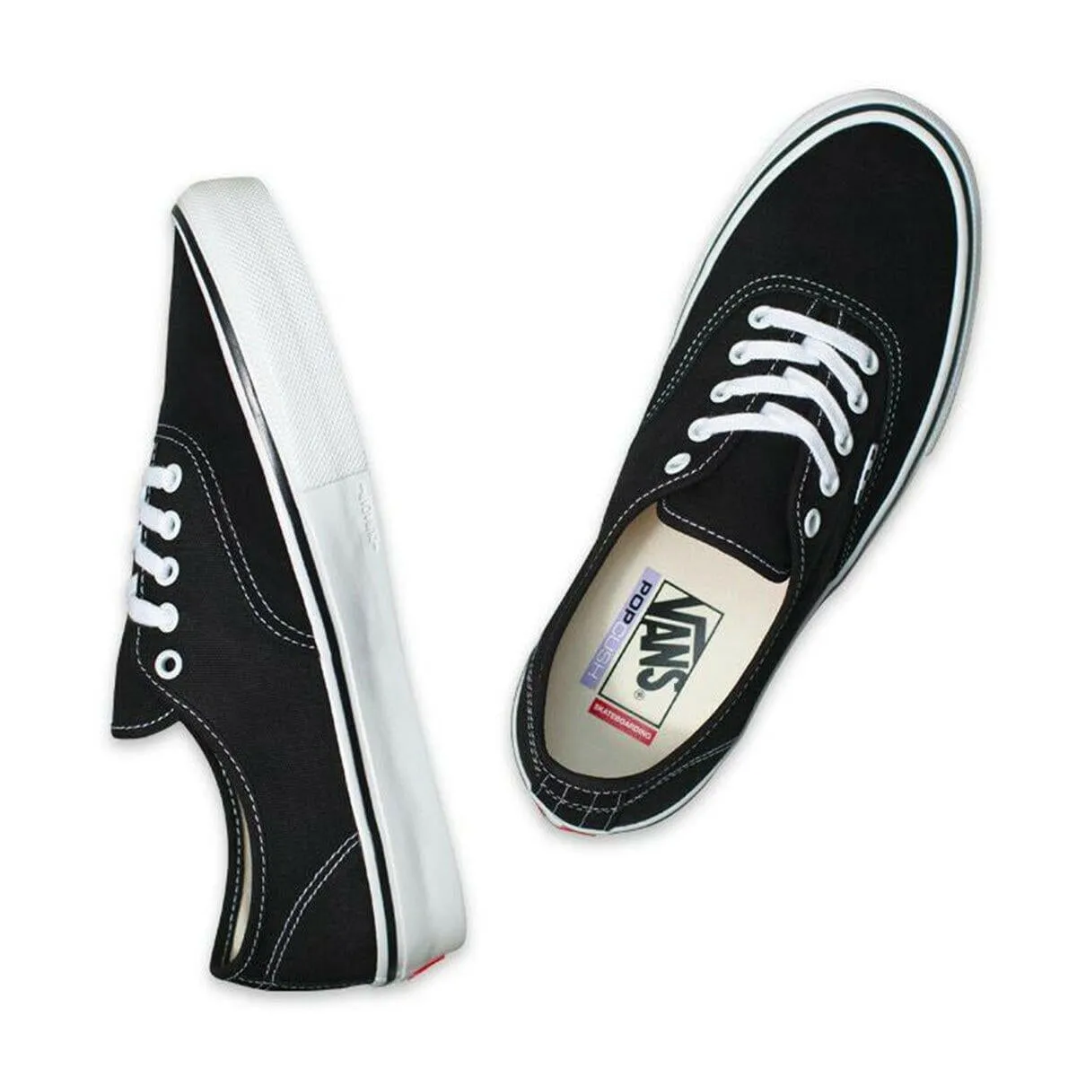 Weekend Vibe Ground Stability Vans - Skate Authentic Shoes Black/White
