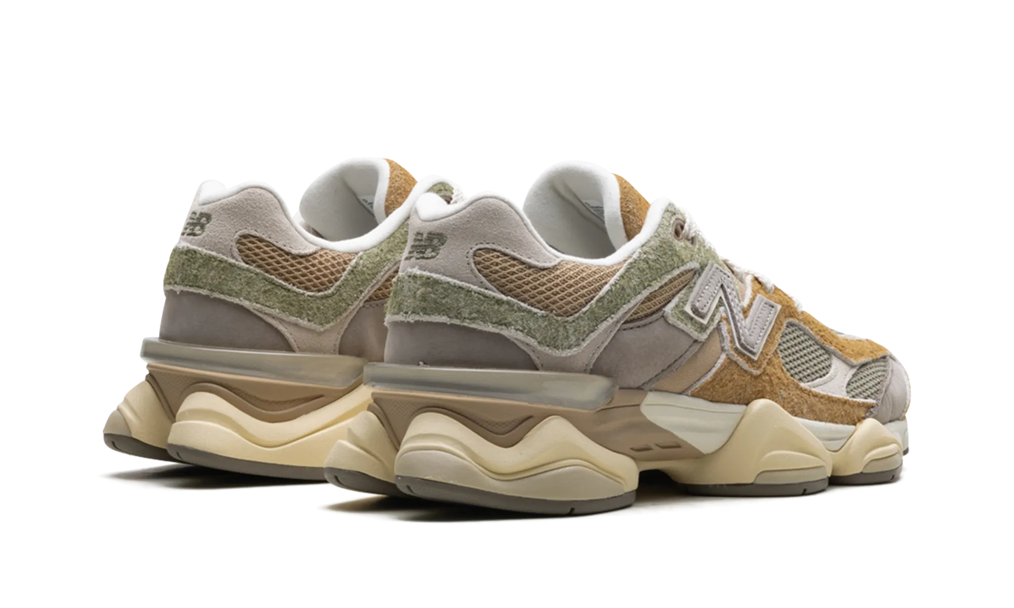 9060 "Olivine Great Plains" gym - ready flexible fabric shoe stuff
