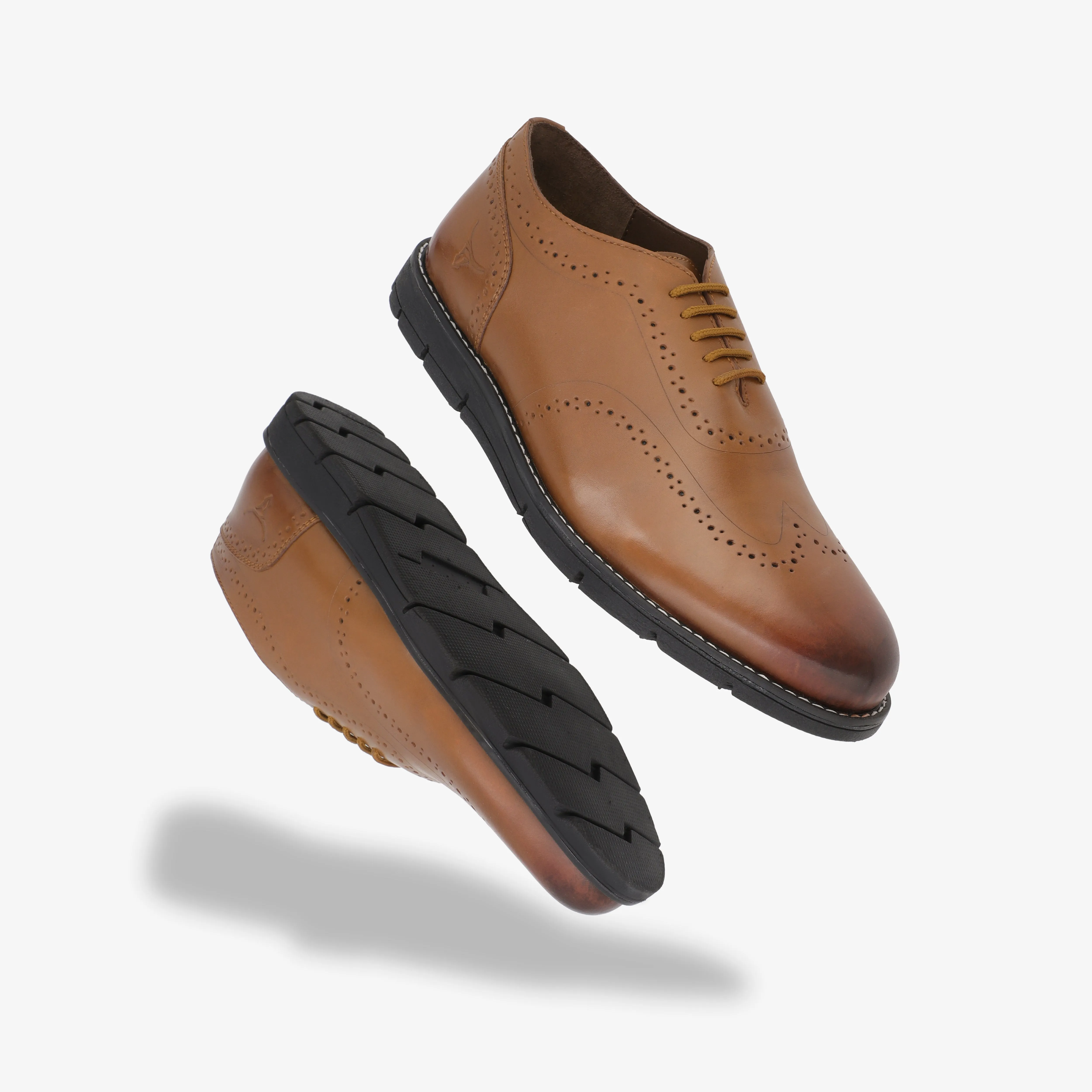 Fast Entry Travel Shade Fadano - VentureFlex Men's Wingtip Oxfords Brown