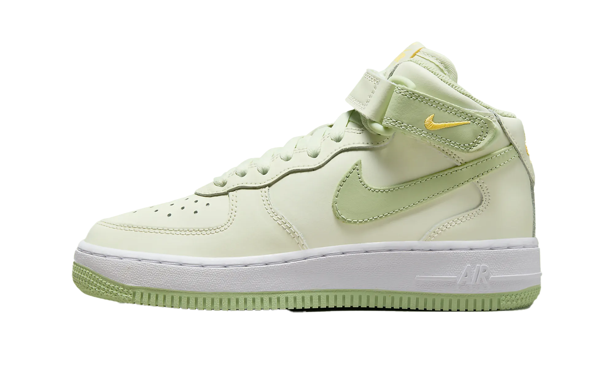 Air Force 1 Mid LE GS "Sea Glass Honeydew" Slip Friendly