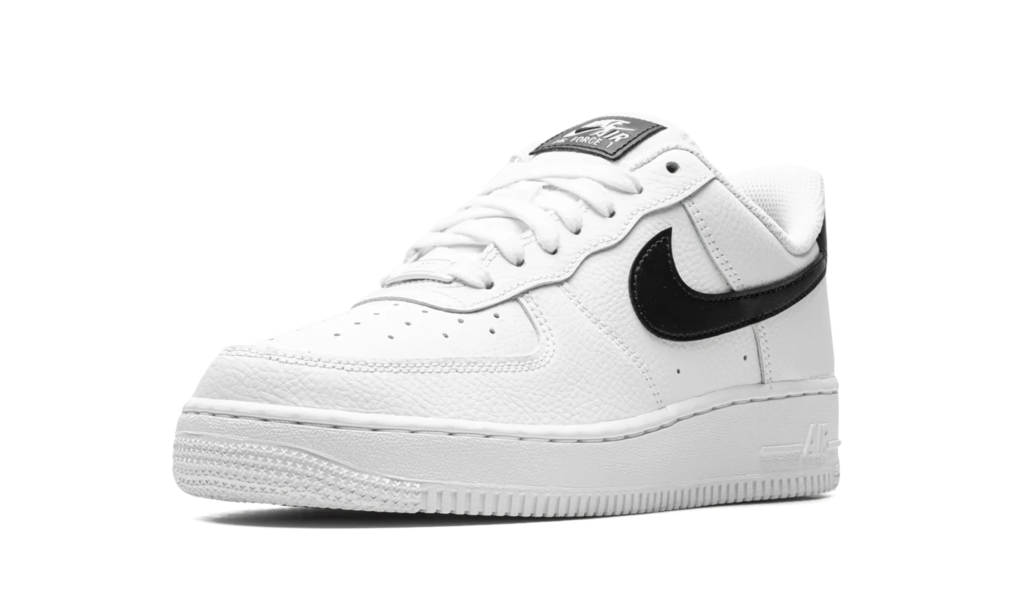AIR FORCE 1 '07 MNS WMNS "White/Black" Recycled Material