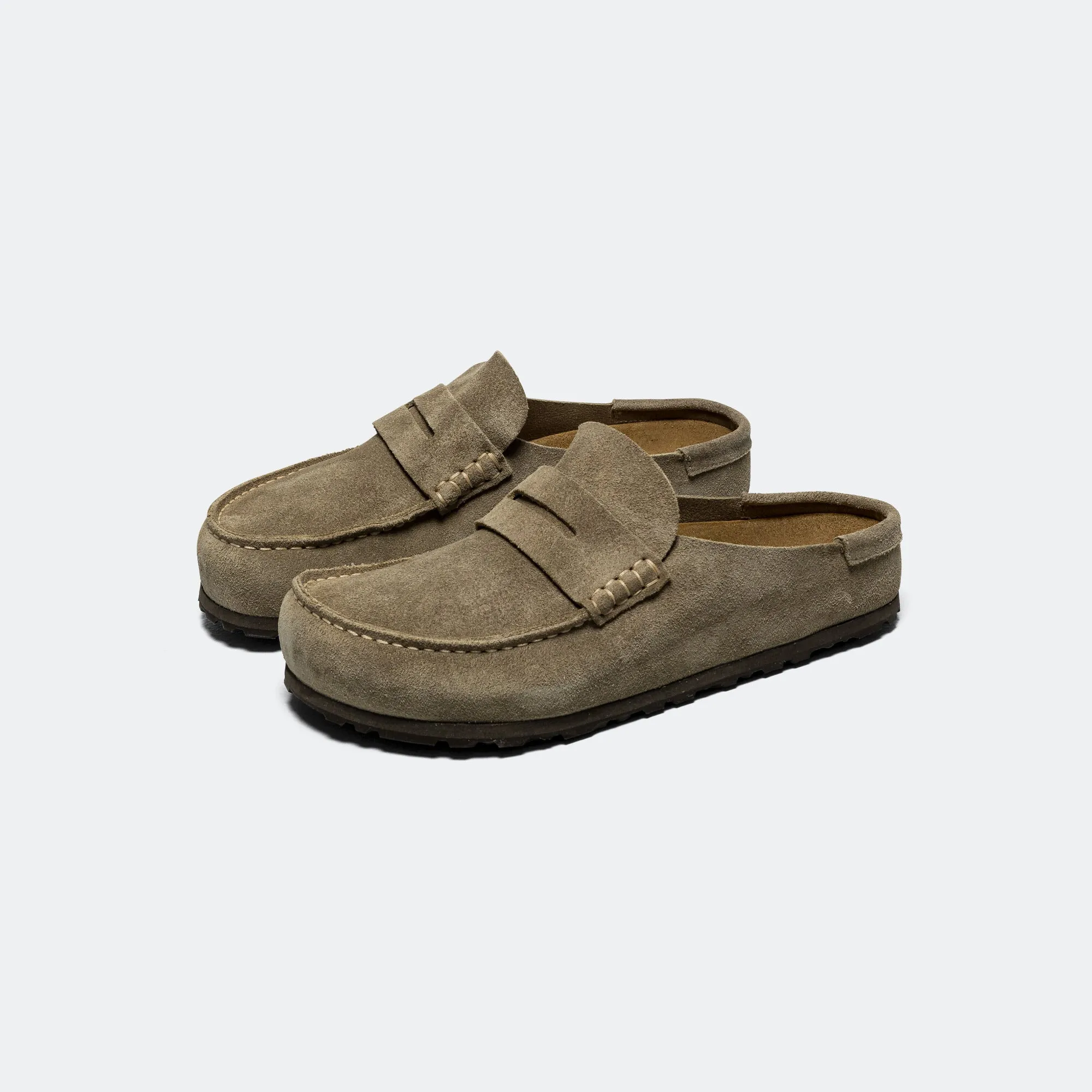 Naples Wrapped - Taupe Suede Leather Weekend Plans
