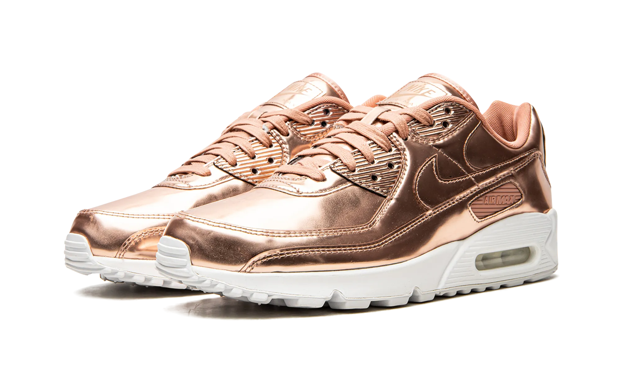 AIR MAX 90 WMNS "Metallic Pack - Rose Gold" Immense appearance weight - conscious shoes