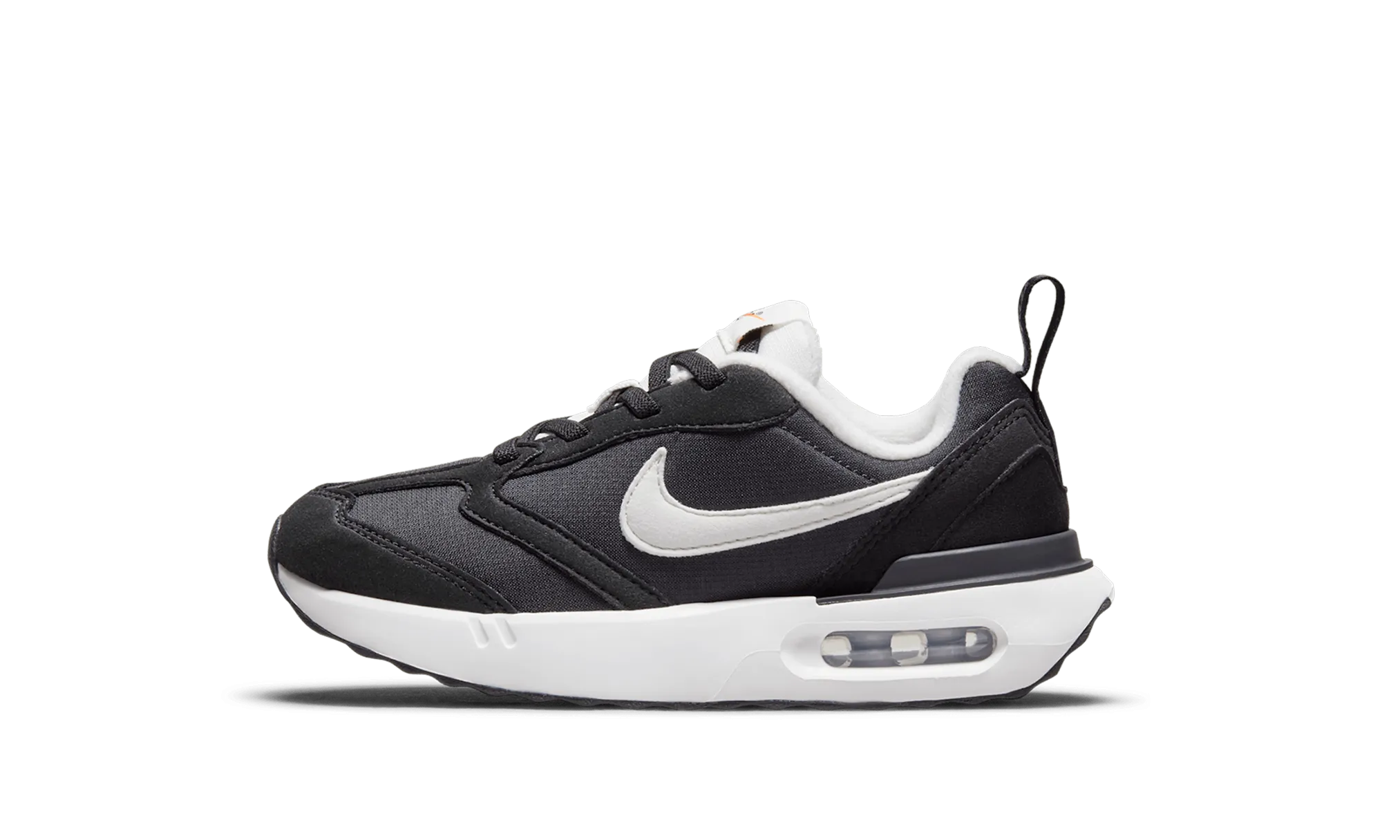 Air Max Dawn PS "Black White" running with a GPS watch