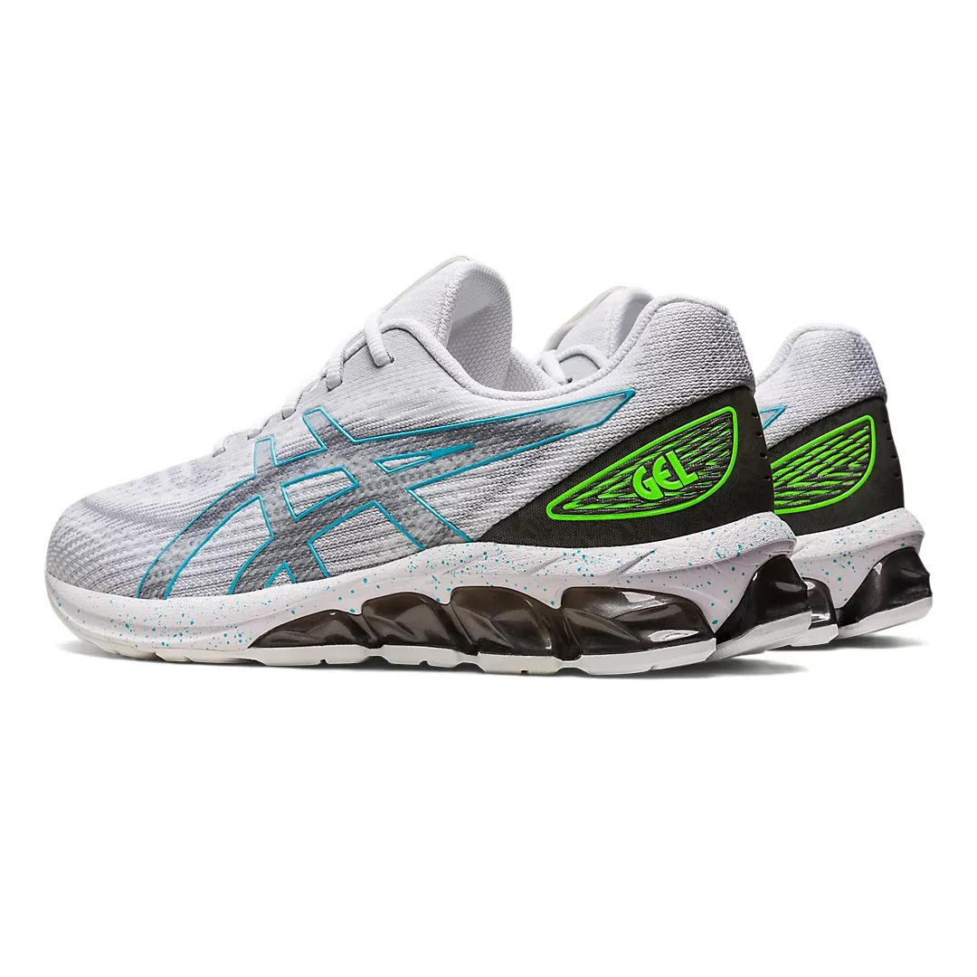 Breathable Form Adaptive Heel Cradle Men's Asics Gel-Quantum 180 7 (White/Gunmetal)