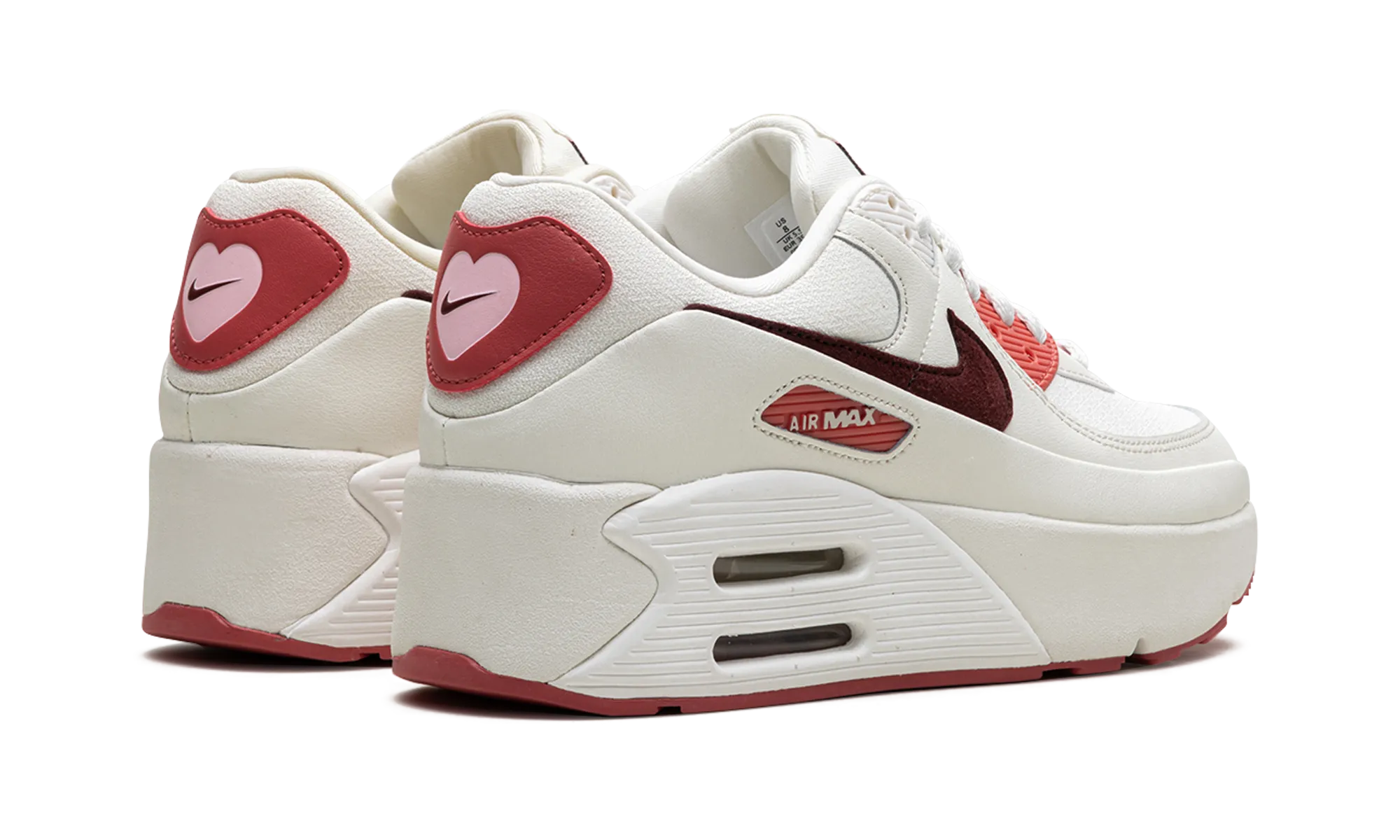 AIR MAX 90 LV8 WMNS "Valentine's Day" travel - friendly Flat terrain running