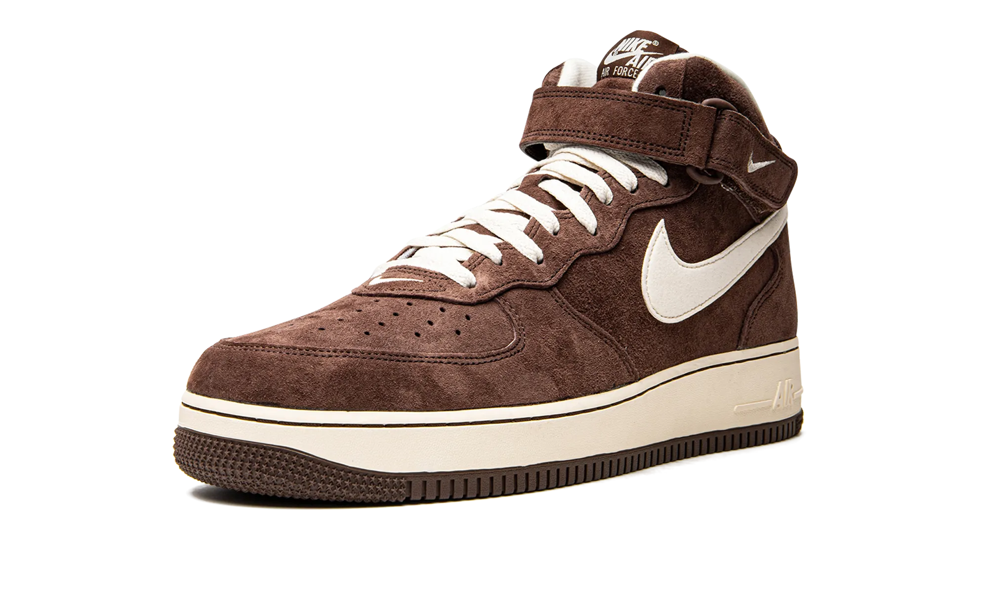 AIR FORCE 1 MID '07 QS "Chocolate" Textured Surface