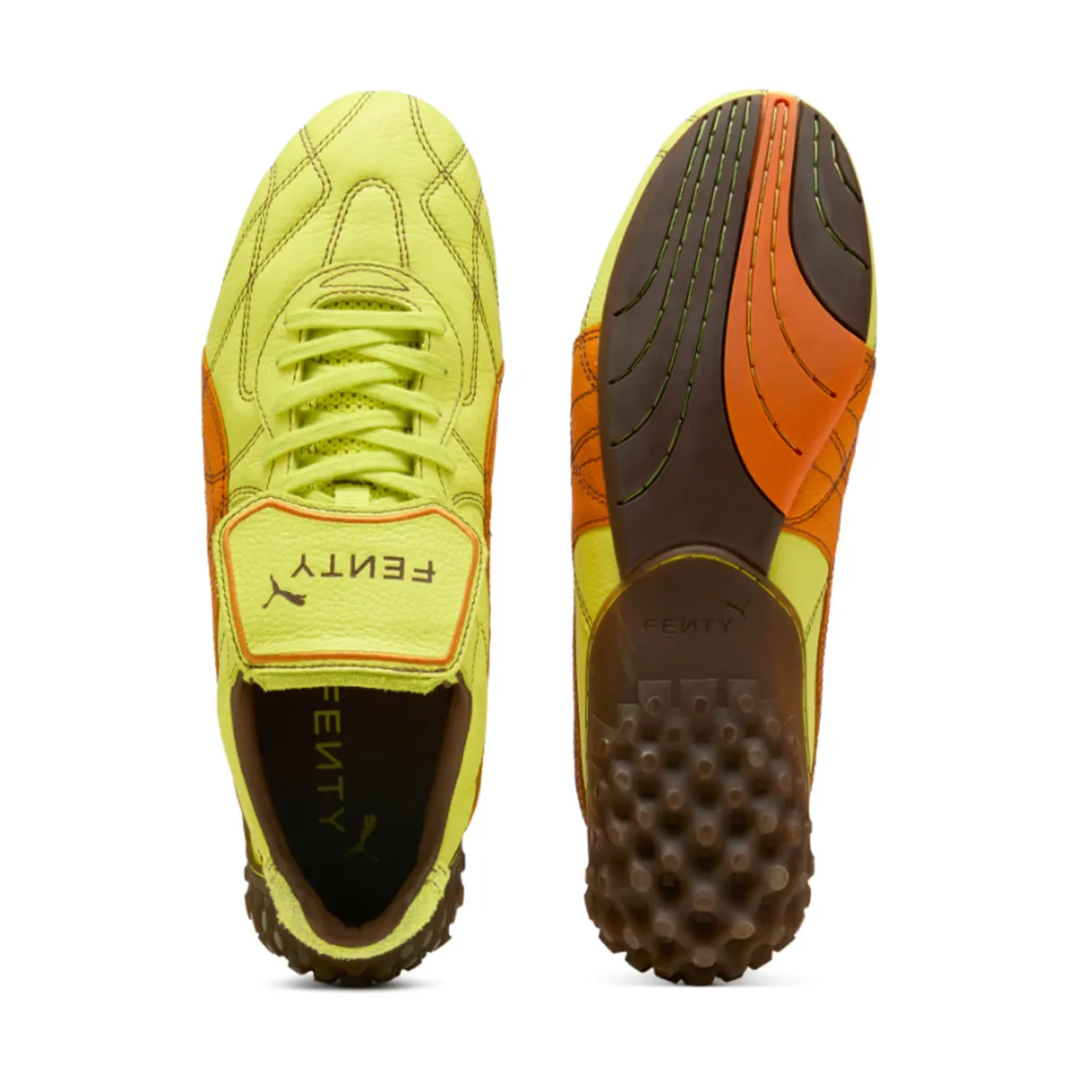 Solid Color baseball players - specific features   FENTY Avanti LS Stitched 'Lime Sheen Pumpkin Pie'