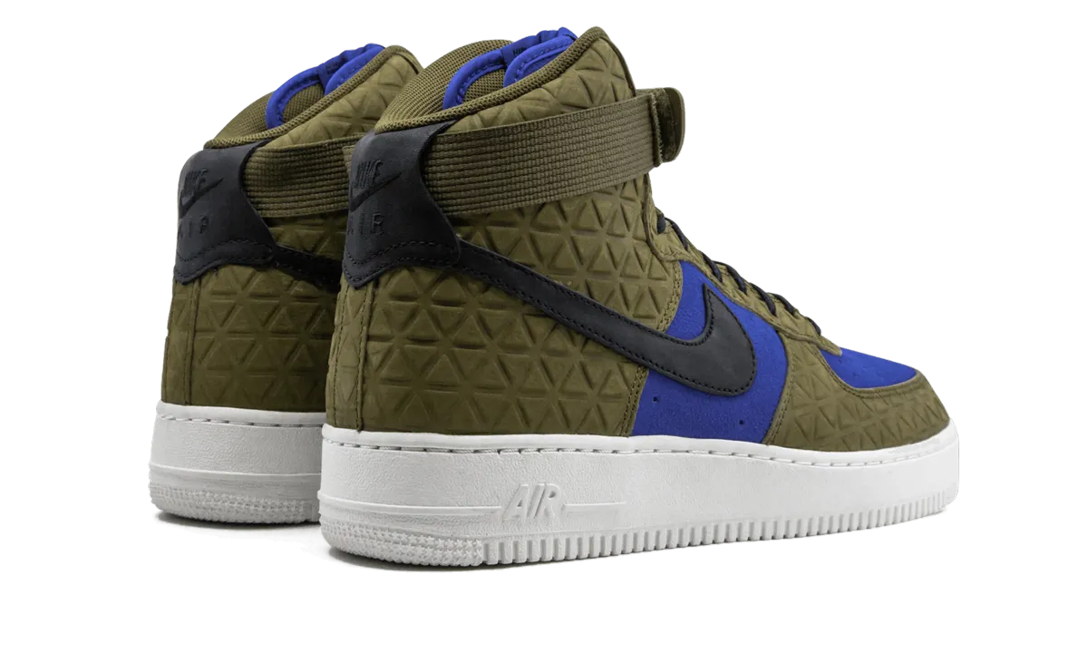 AIR FORCE 1 HI PRM SUEDE WMNS "Olive Flak" Outdoor Ready Smooth Leather