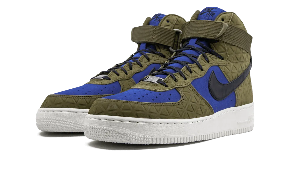 Odor Control Tech AIR FORCE 1 HI PRM SUEDE WMNS "Olive Flak"