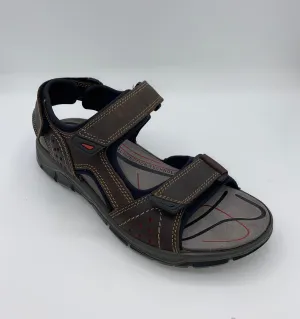 IMAC Italian Leather Velcro Sandals Dark Brown - 196264 3403/003 Fashion-Forward Design Outdoor Essential